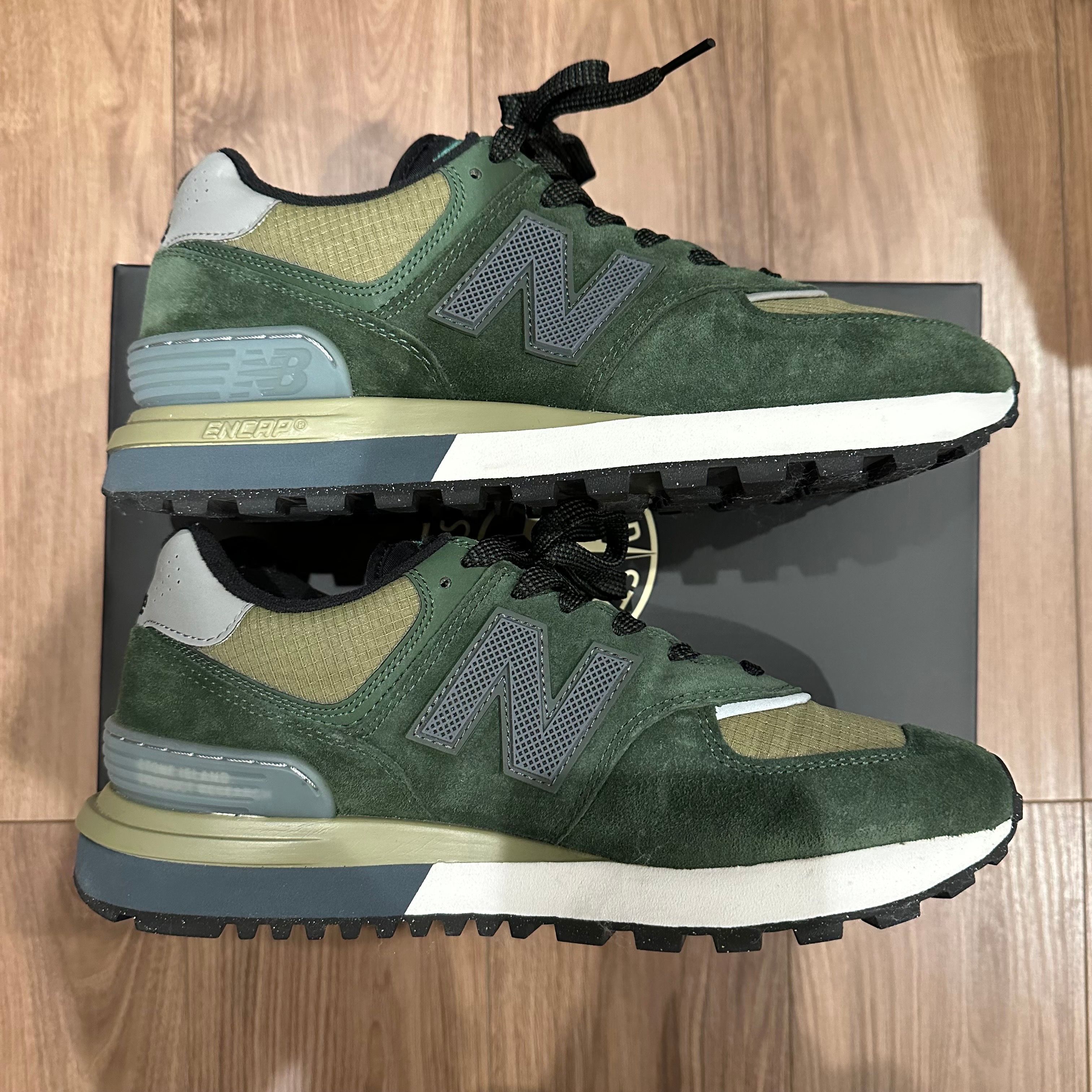 Stone Island × New Balance 574 Legacy "Dark Green"