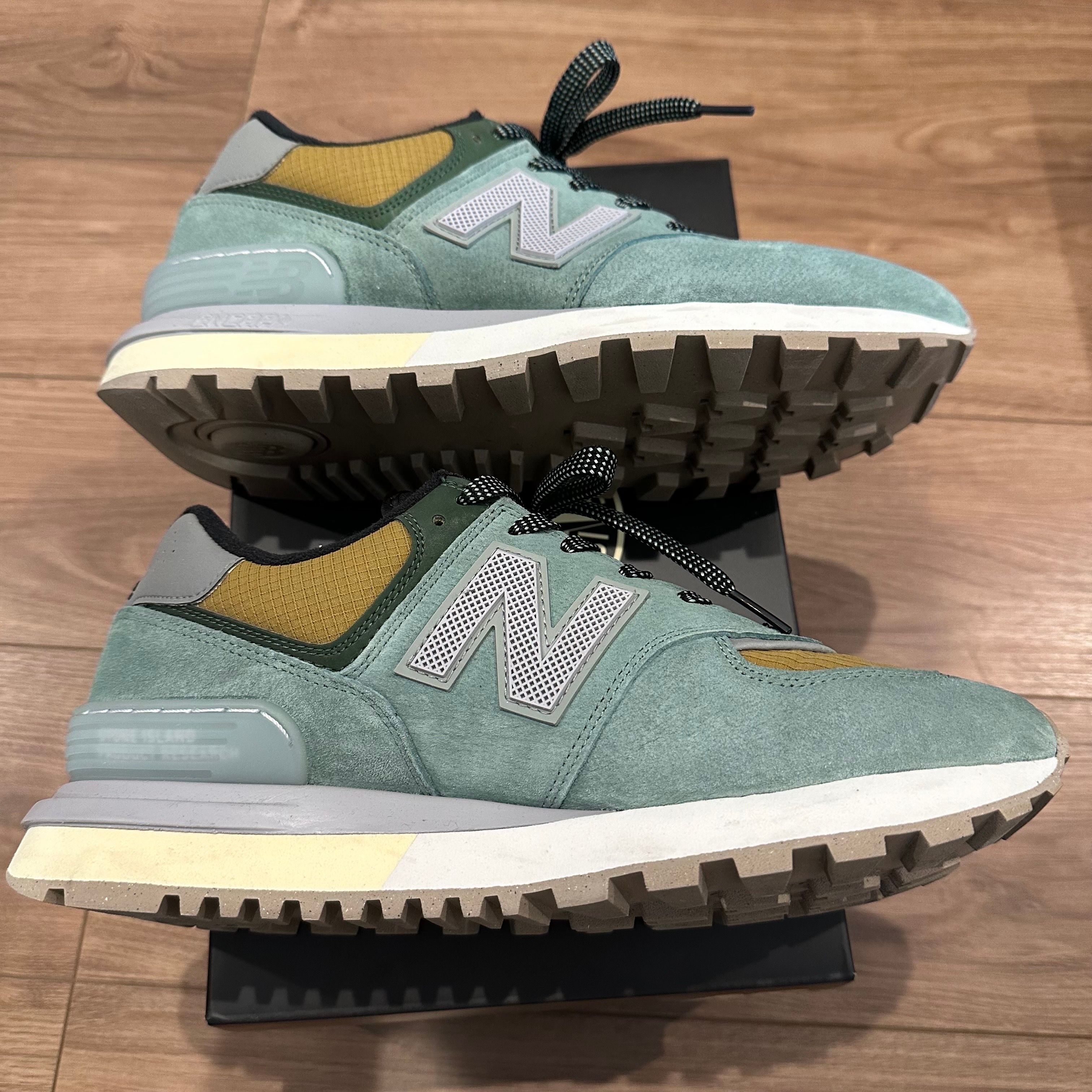 Stone Island × New Balance 574 Legacy "Green Clay"