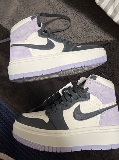 Nike Women's Air Jordan 1 High Elevate "Titanium/Dark Smoke Gray"