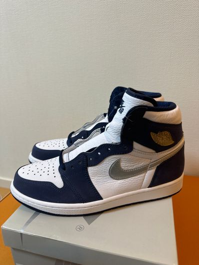 Nike Air Jordan 1 High OG CO.JP "White/Midnight Navy" (2020)(ブリーフケースなし)