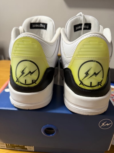 Fragment × Nike Air Jordan 3 "White/Black"