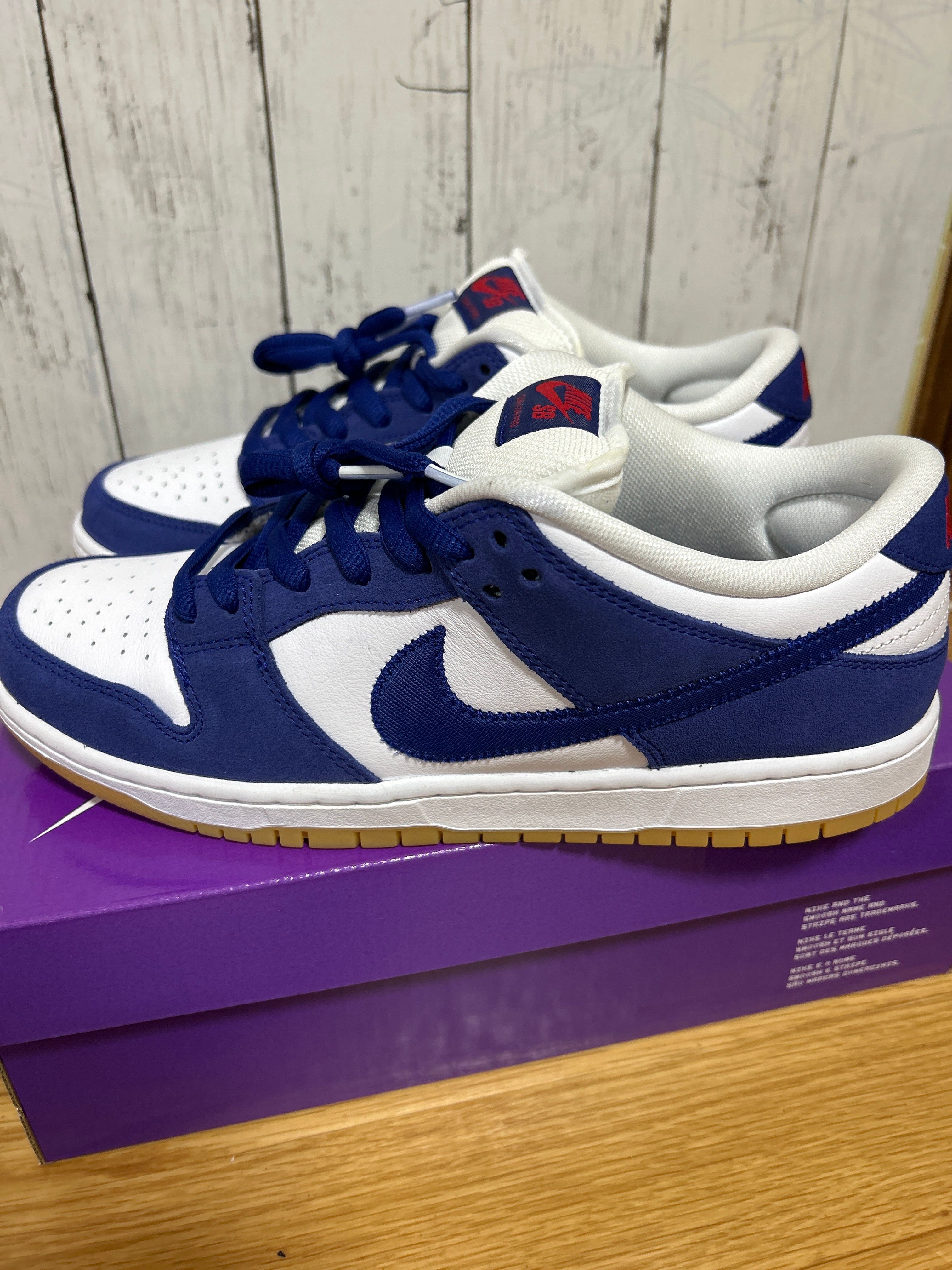 Nike SB Dunk Low "Los Angeles Dodgers/Deep Royal Blue"