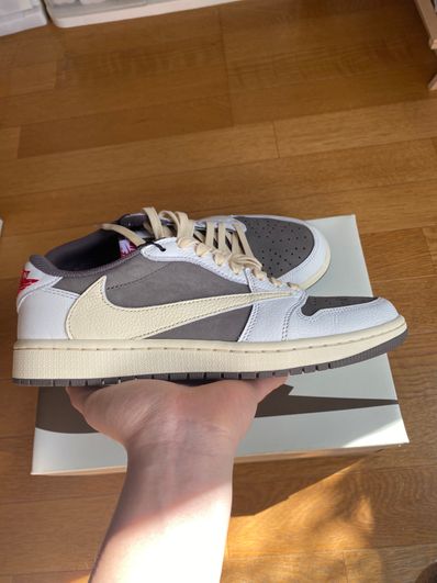 Travis Scott × Nike Air Jordan 1 Low OG SP "Reverse Mocha/Sail and Ridgerock"