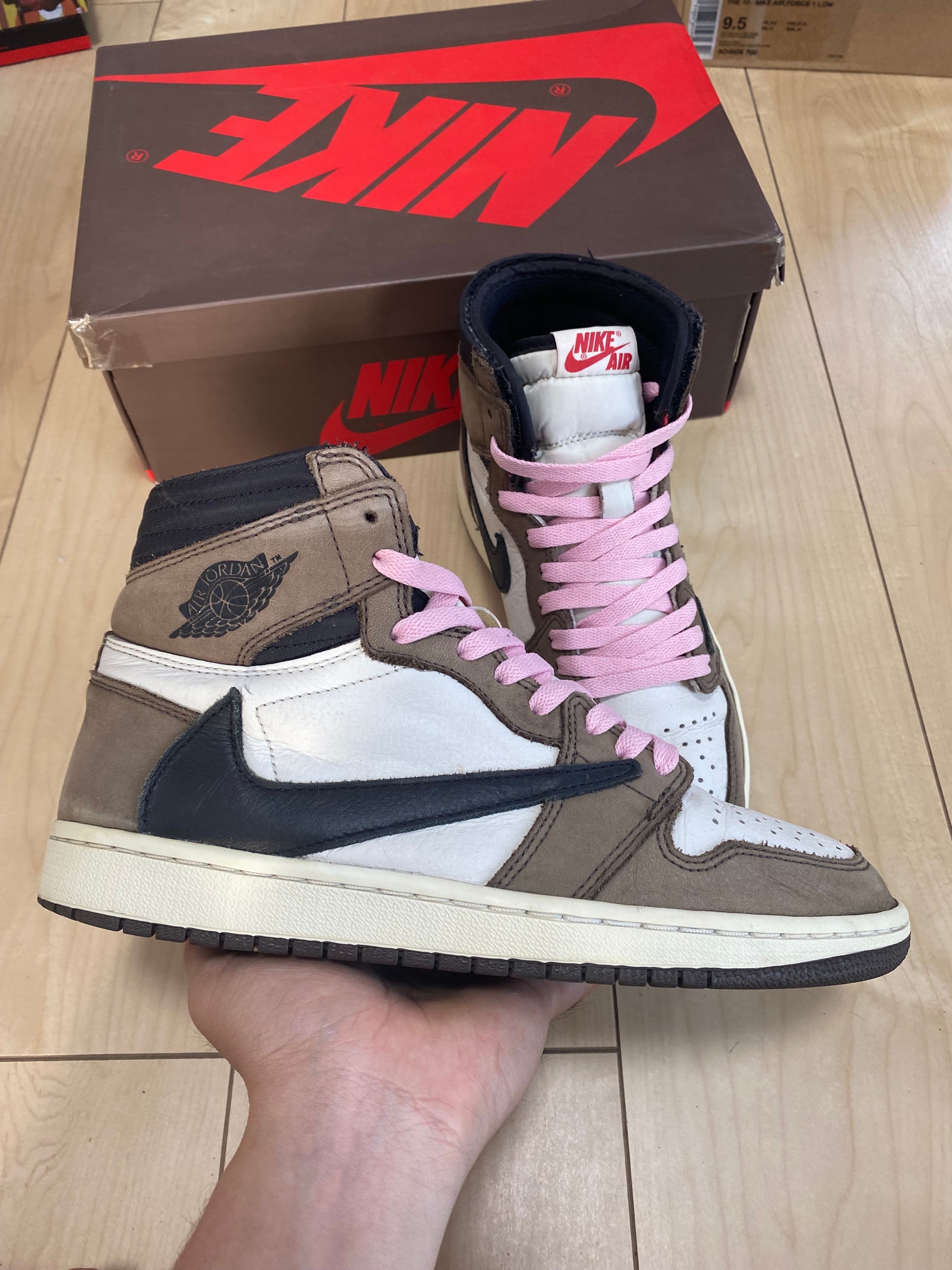 Travis Scott × Nike Air Jordan 1 Retro High OG TS SP "Sail/Dark Mocha"