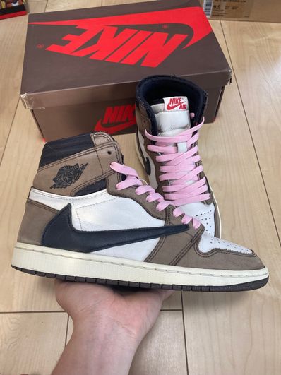 Travis Scott × Nike Air Jordan 1 Retro High OG TS SP "Sail/Dark Mocha"
