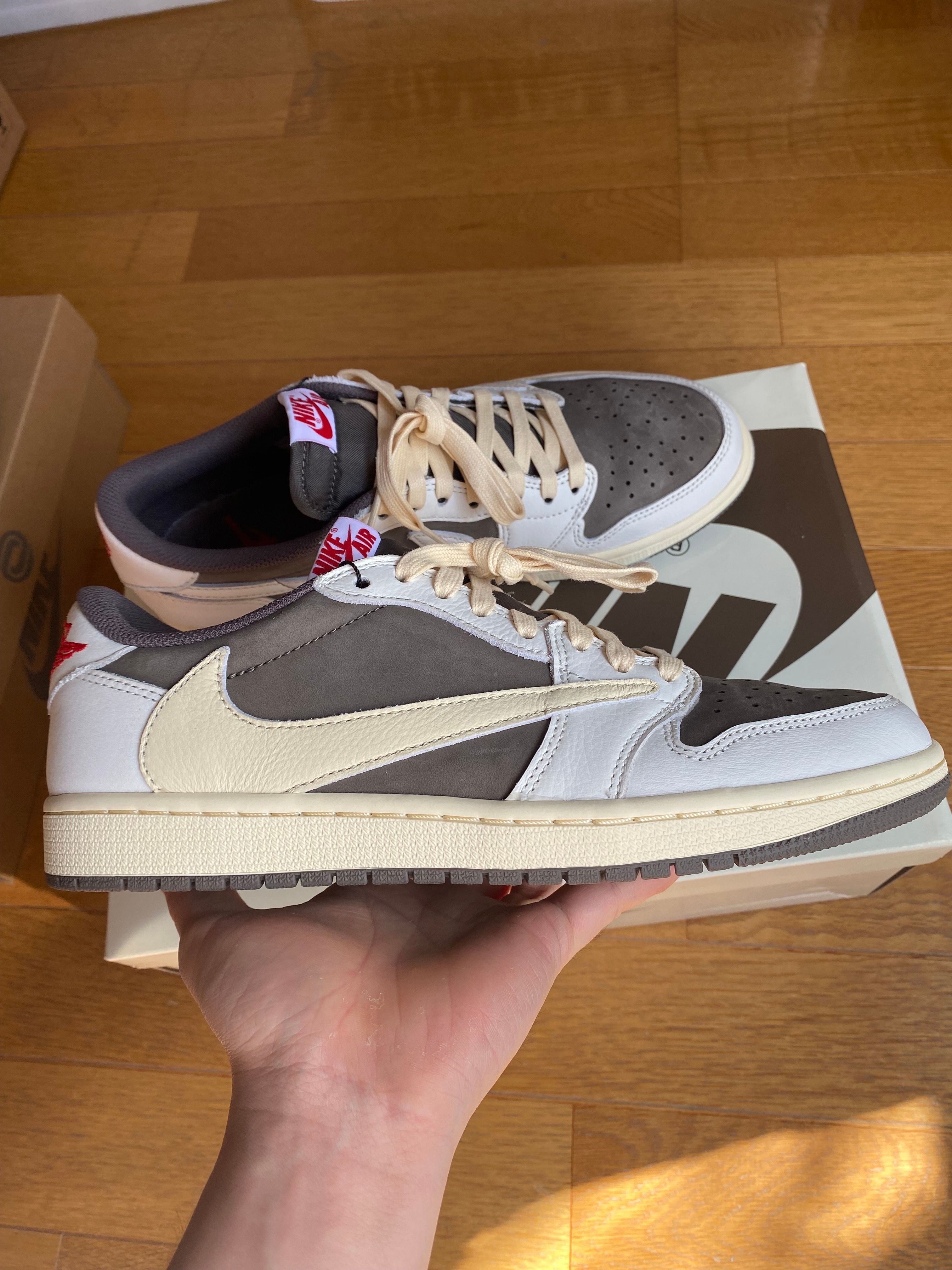 Travis Scott × Nike Air Jordan 1 Low OG SP "Reverse Mocha/Sail and Ridgerock"
