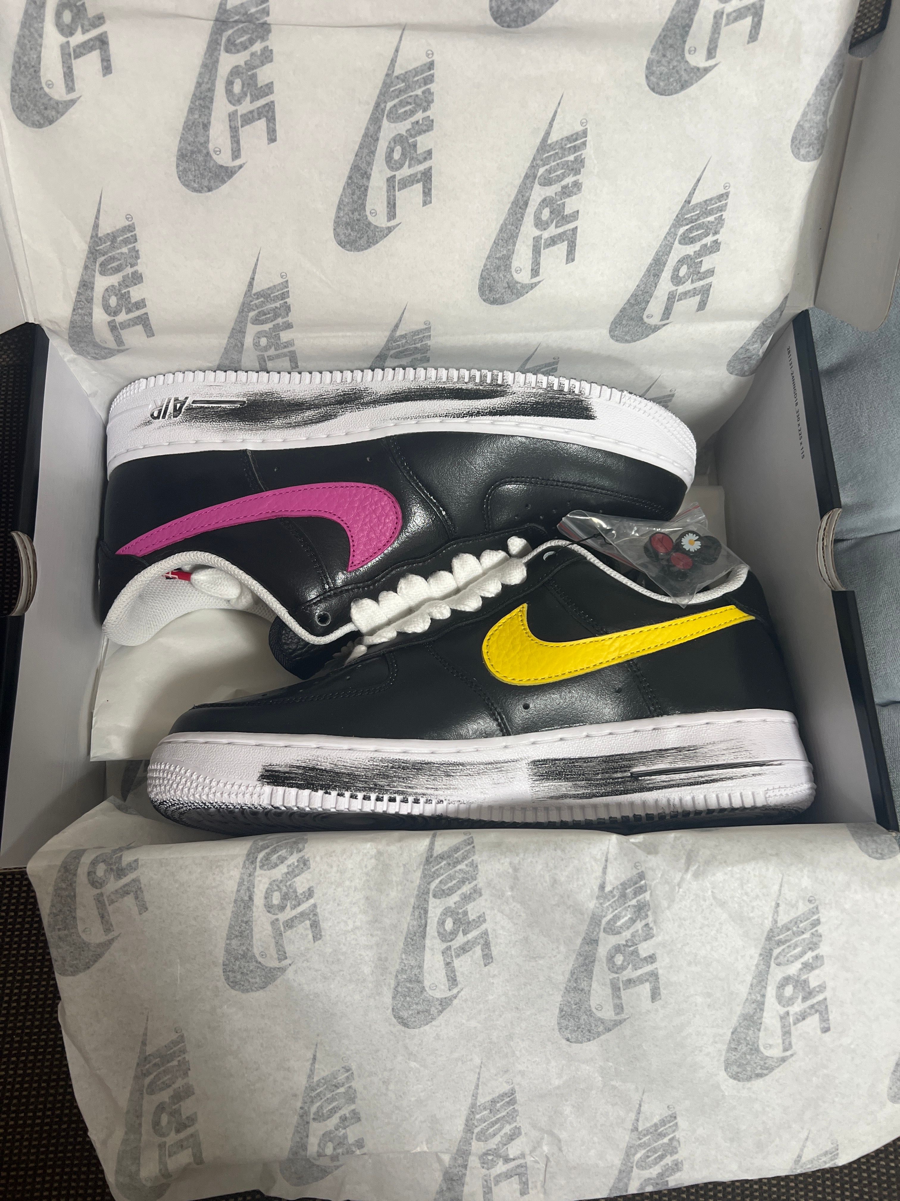 PEACEMINUSONE × Nike Air Force 1 Low '07 Para-Noise 3.0 "Black and Multi-Color" / G-DRAGON