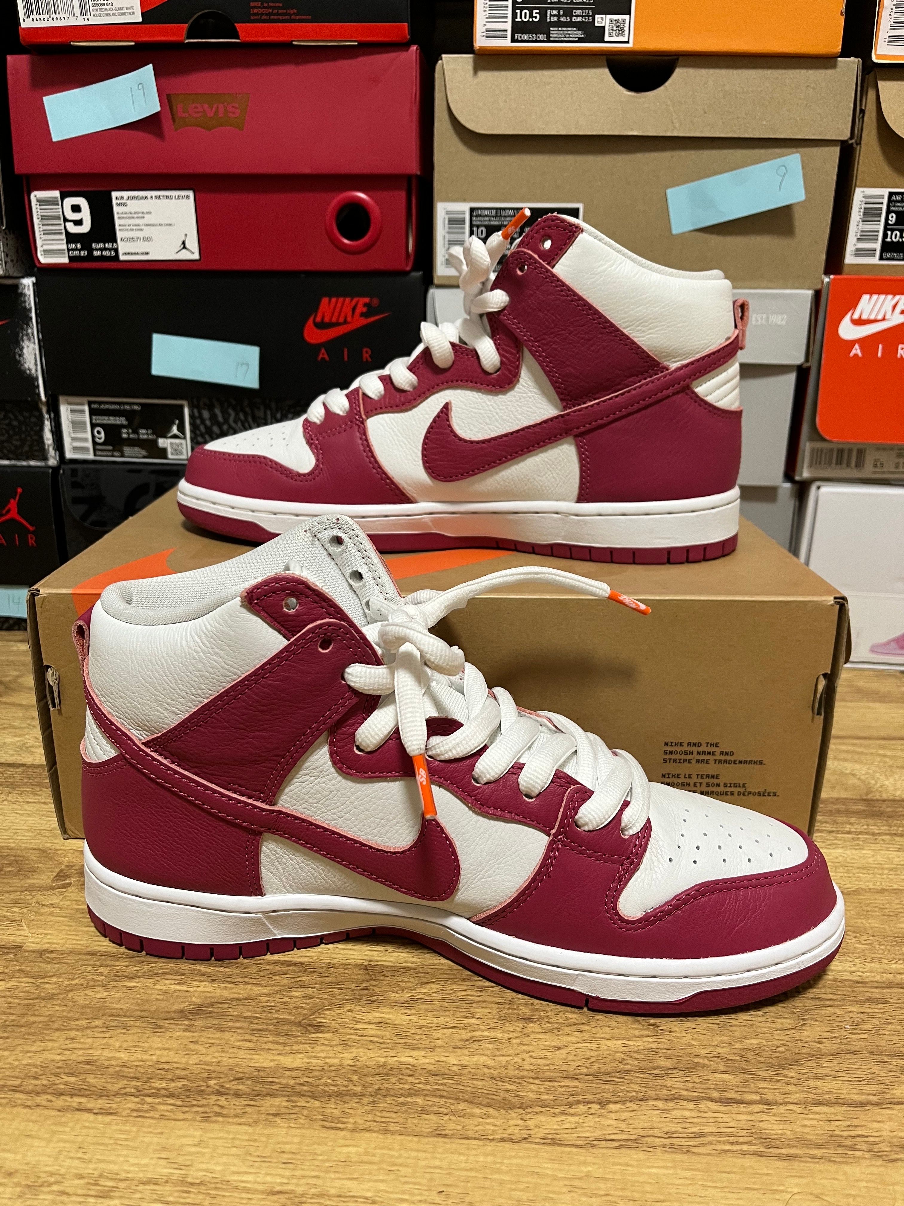 Nike SB Dunk High Pro Orange Label "Sweet Beet"