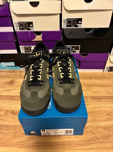 C.P. Company × adidas SL83 Spezial "Dust Green/Sand/Night Cargo"