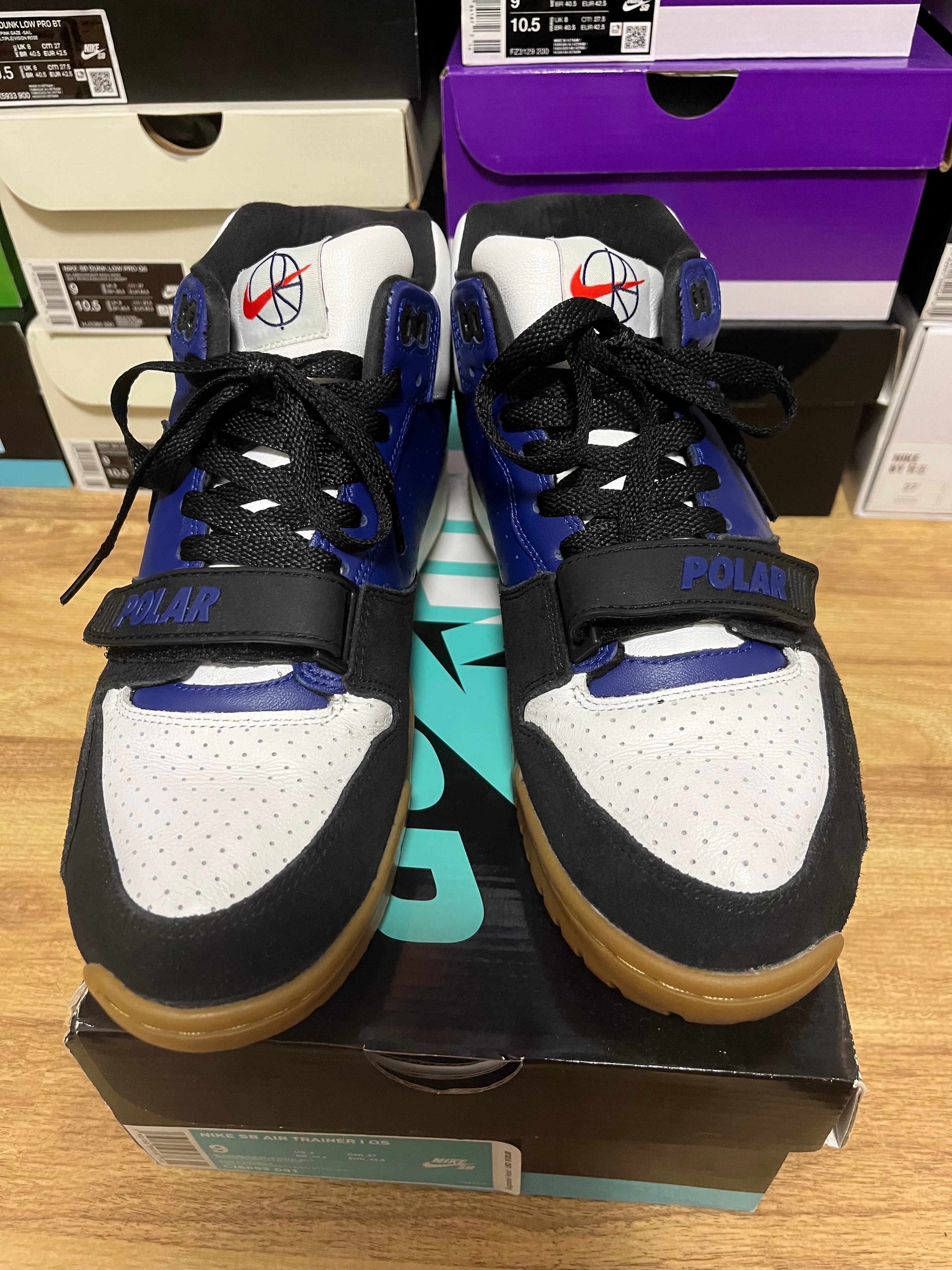 ポーラー スケート × ナイキ SB エア トレーナー 1 "ブルー/ブラック/ホワイト"