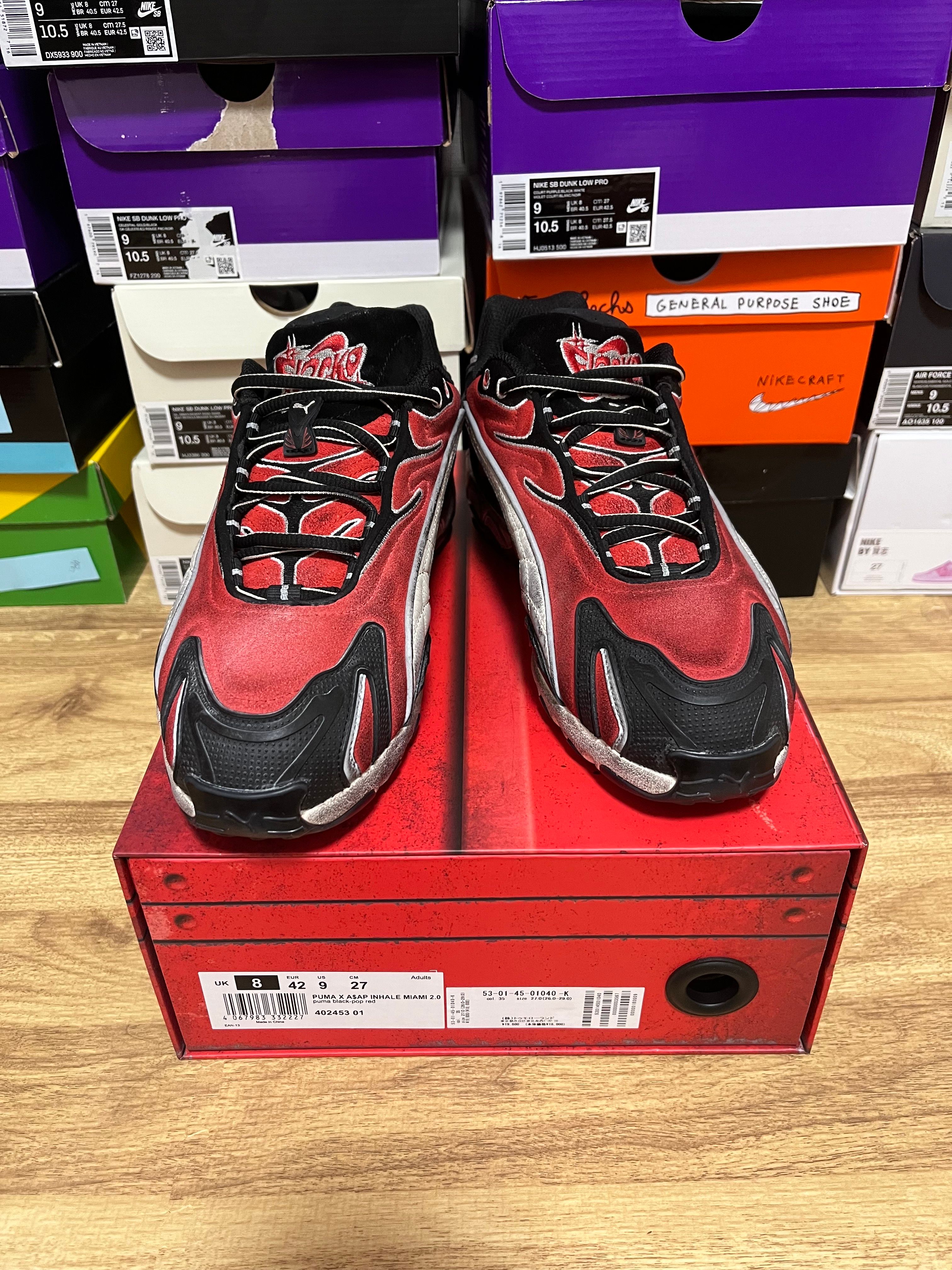 A$AP Rocky × Puma Inhale DISTR "Black/Red"