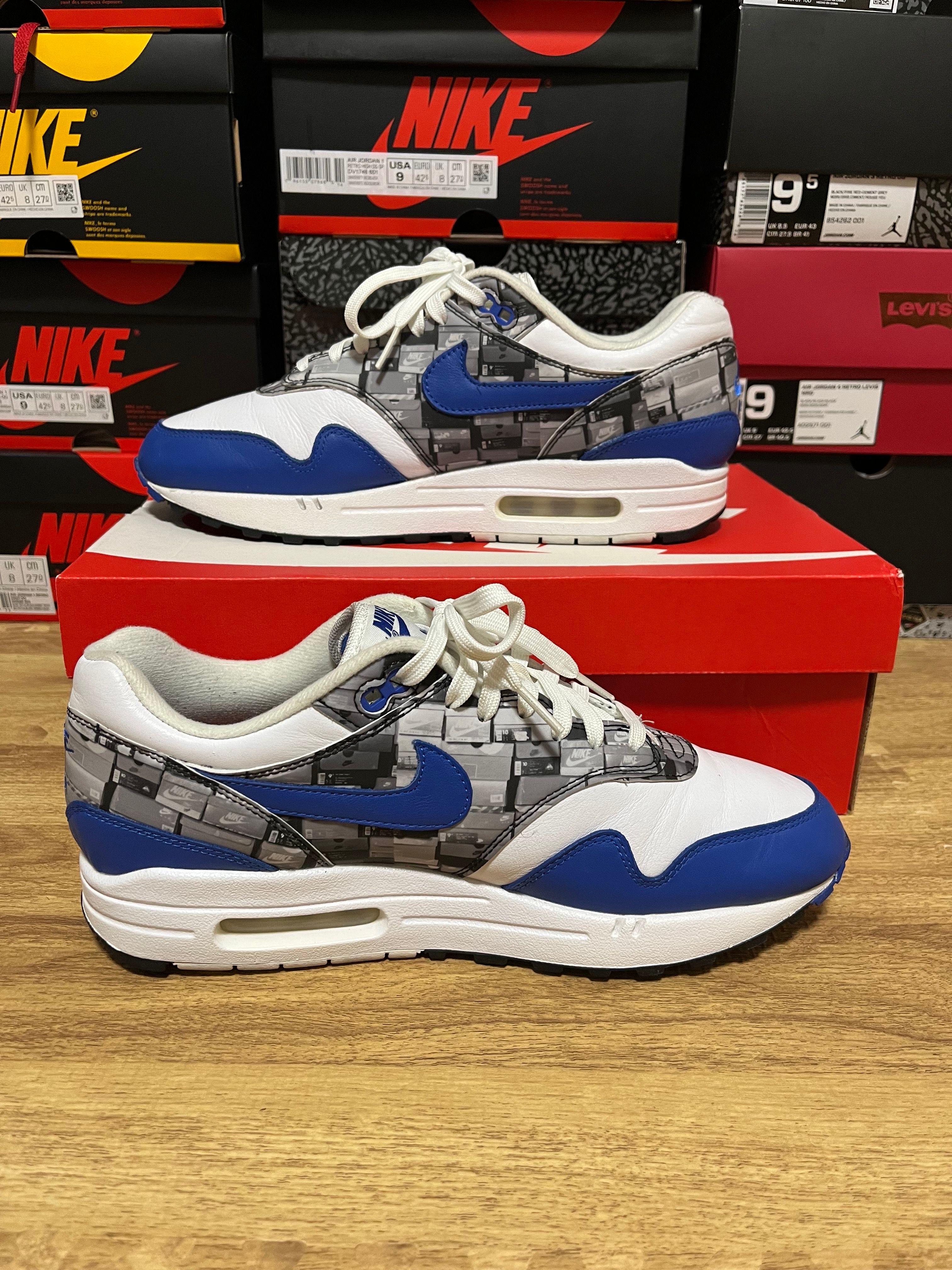 atmos × Nike Air Max 1 Blue "We Love Nike"