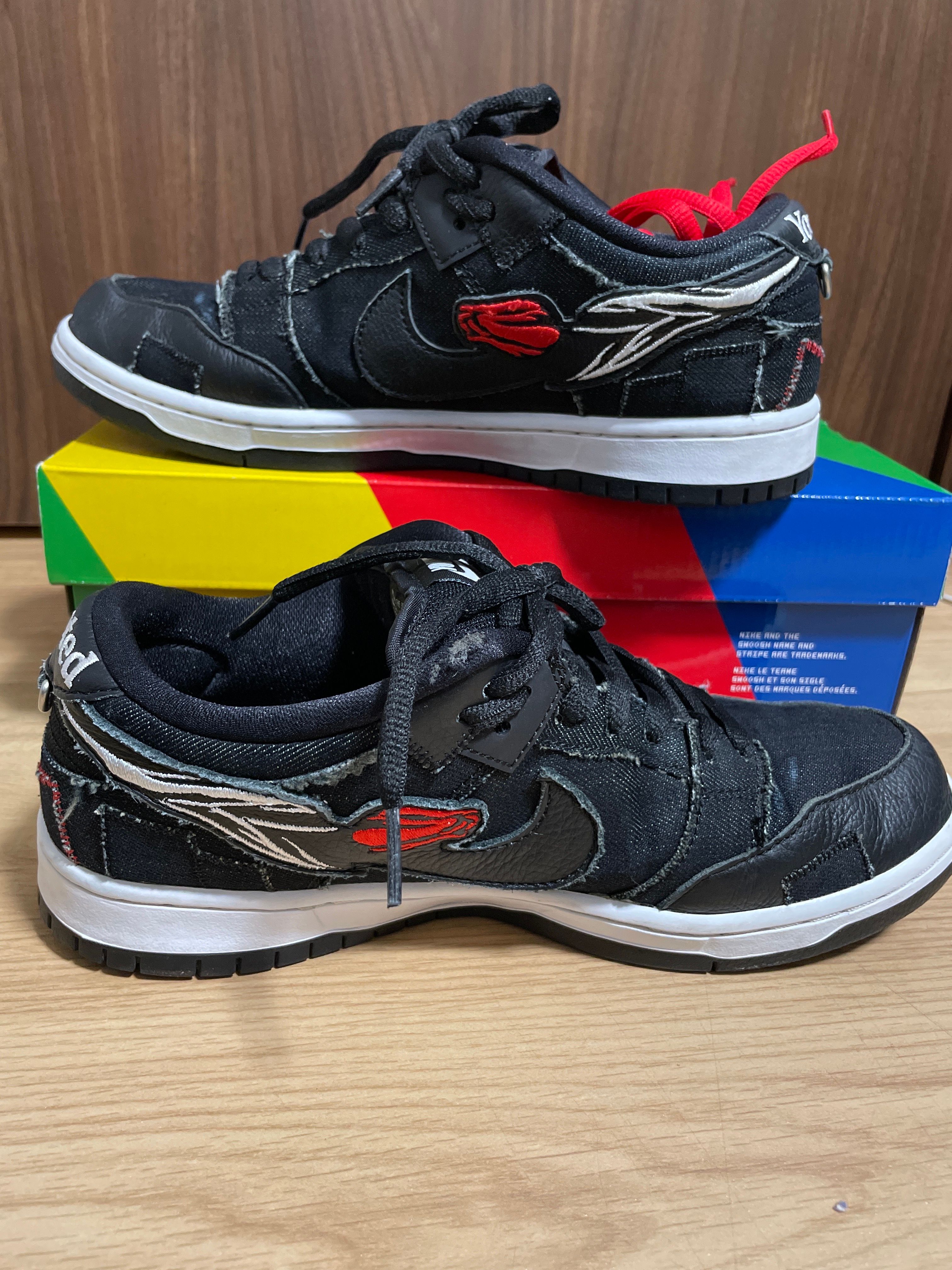 Wasted Youth × Nike SB Dunk Low "Black Denim" / VERDY