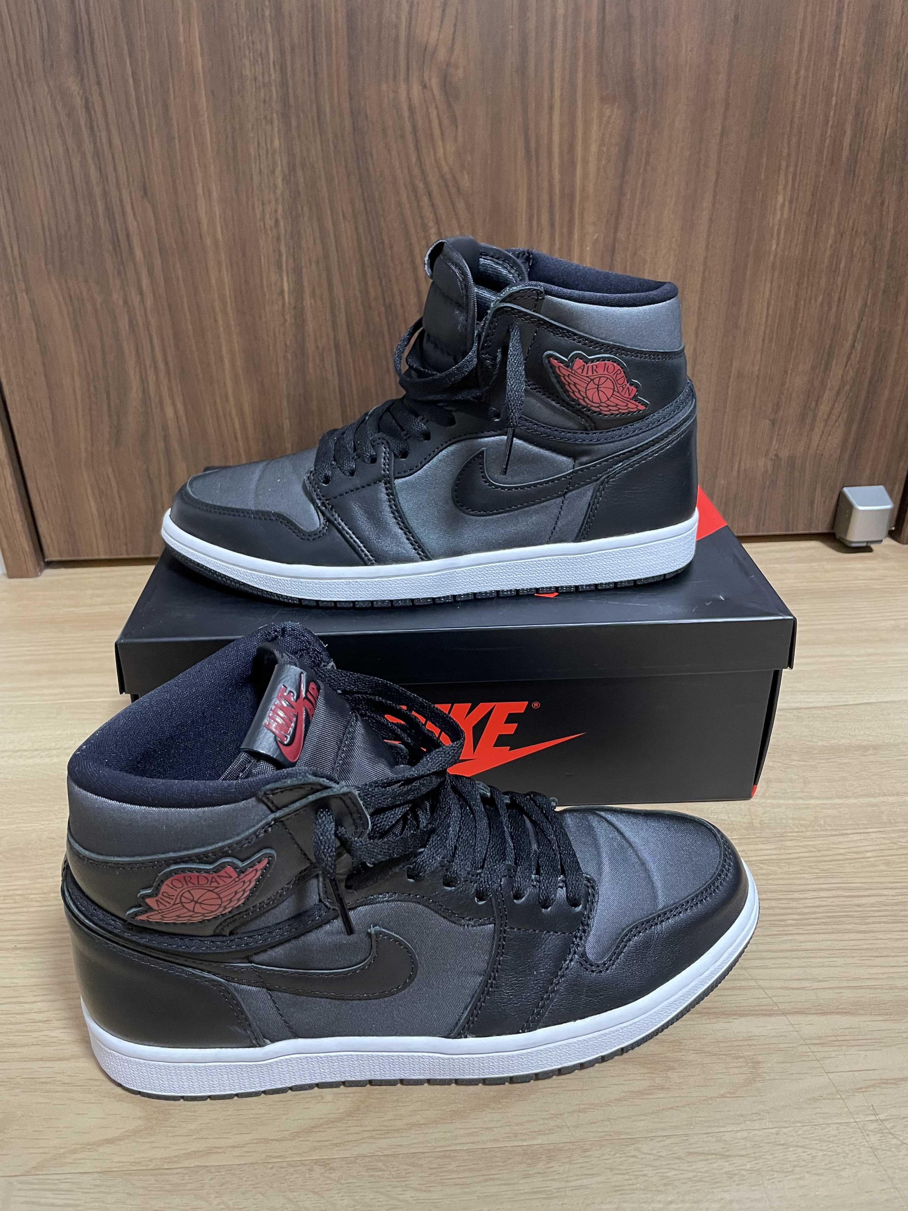 Nike Air Jordan 1 Retro High OG "Black/Metallic Silver/Gym Red"  
