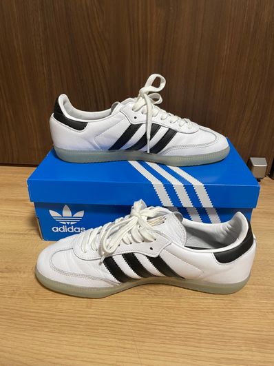 Jason Dill × adidas Skateboarding Samba "White/Core Black & Gold"