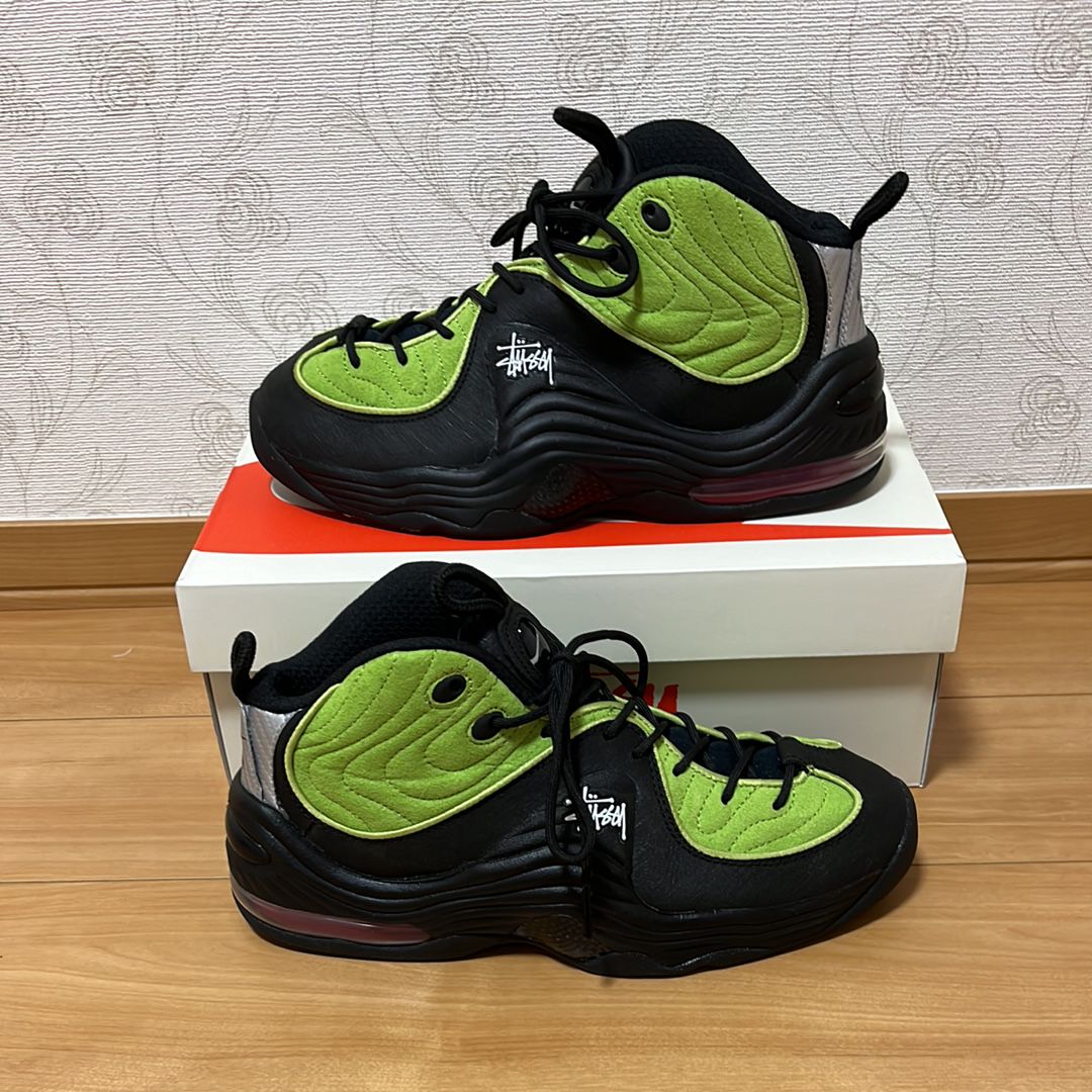 Stussy × Nike Air Penny 2 "Black/Green"