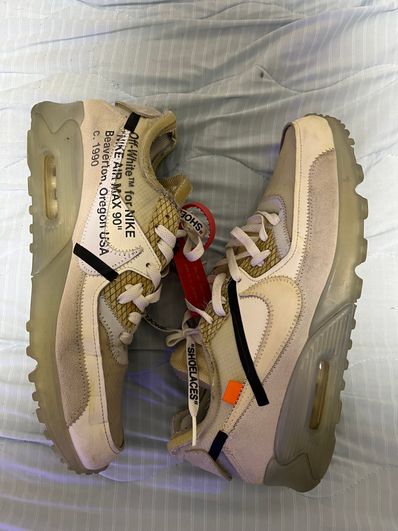 Off-White × Nike Air Max 90 "The 10/Sail"