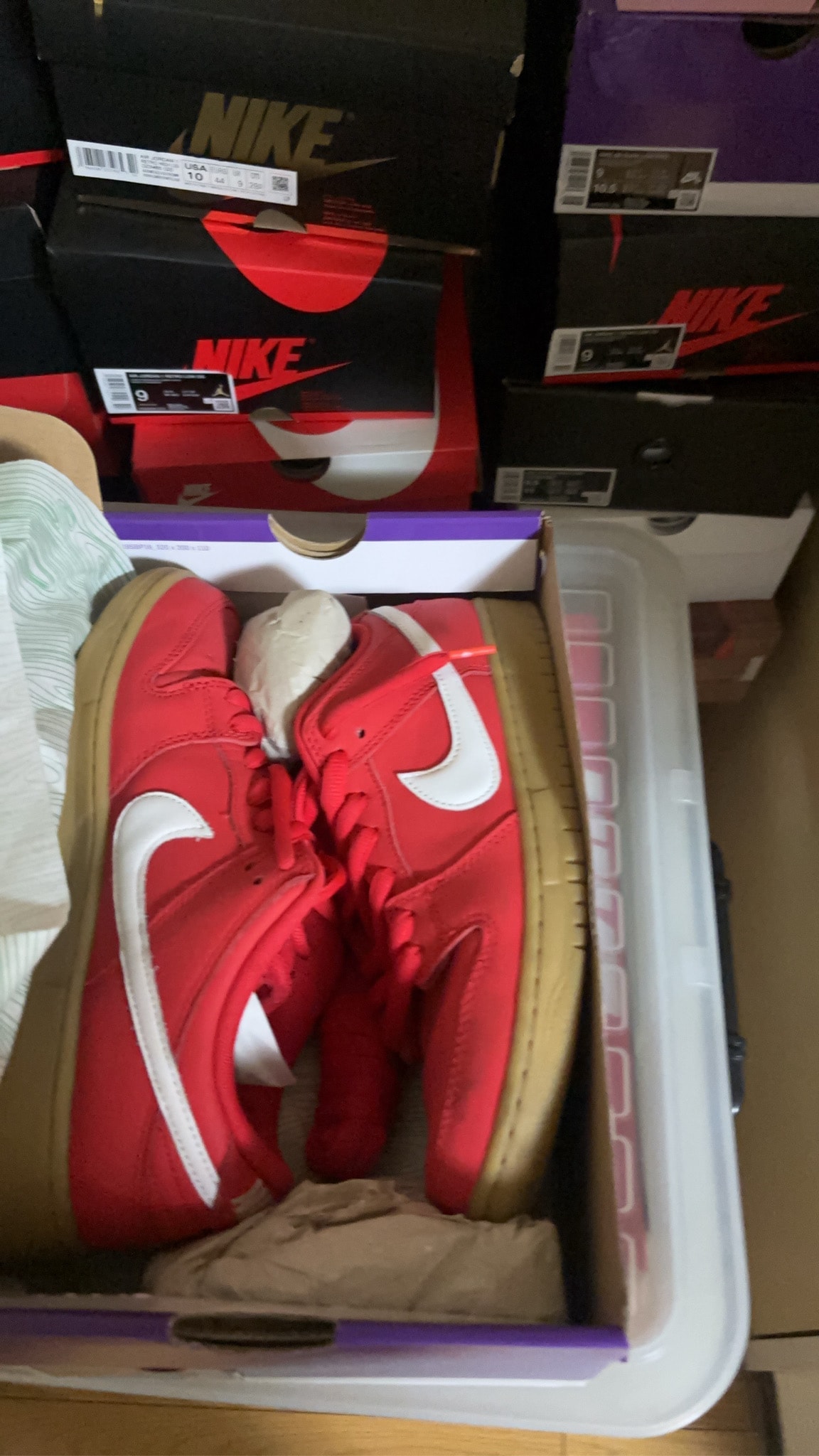Nike SB Dunk Low Pro ISO Orange Label "University Red Gum"