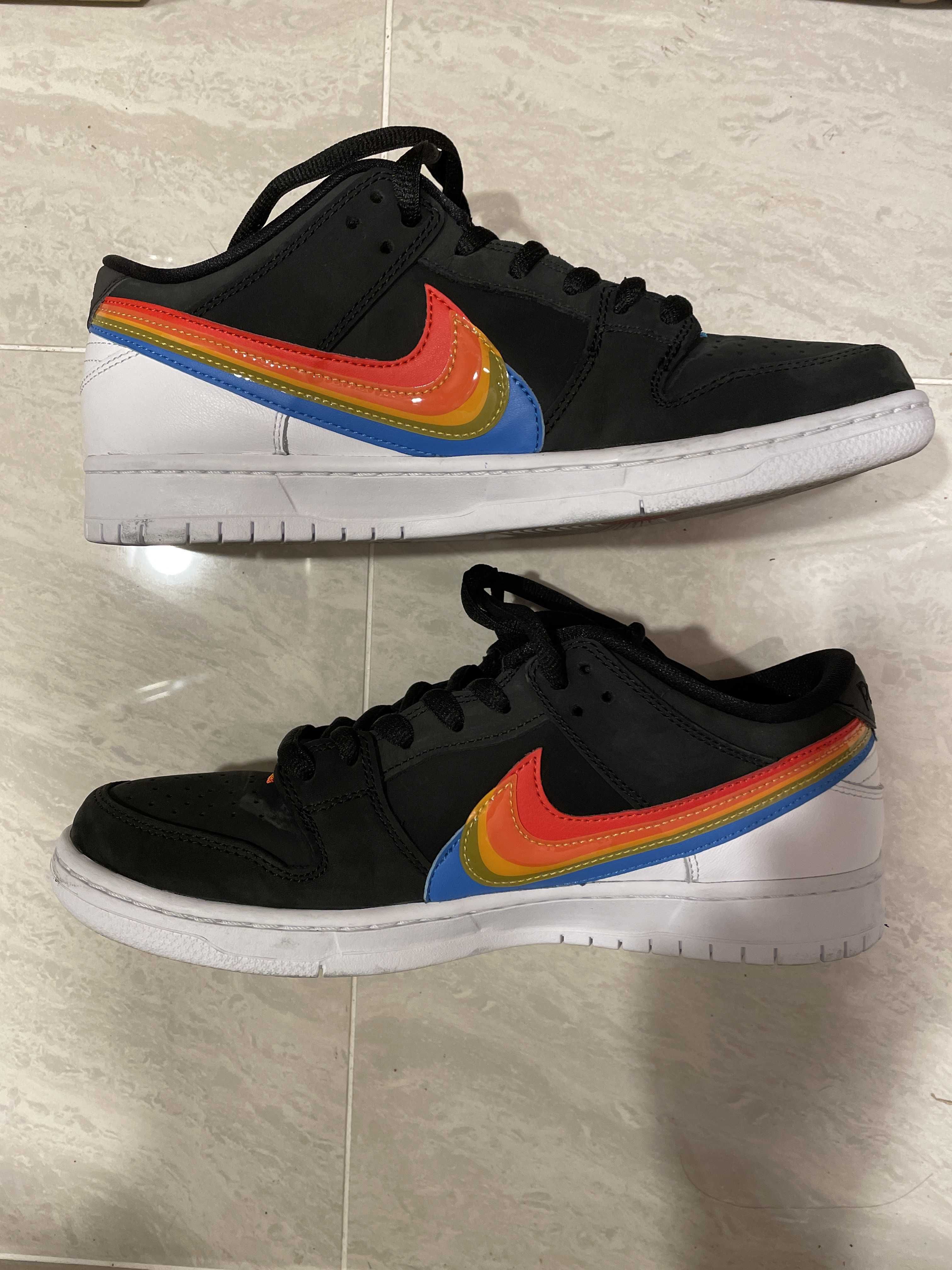 Polaroid × Nike SB Dunk Low Pro QS "Black/White"