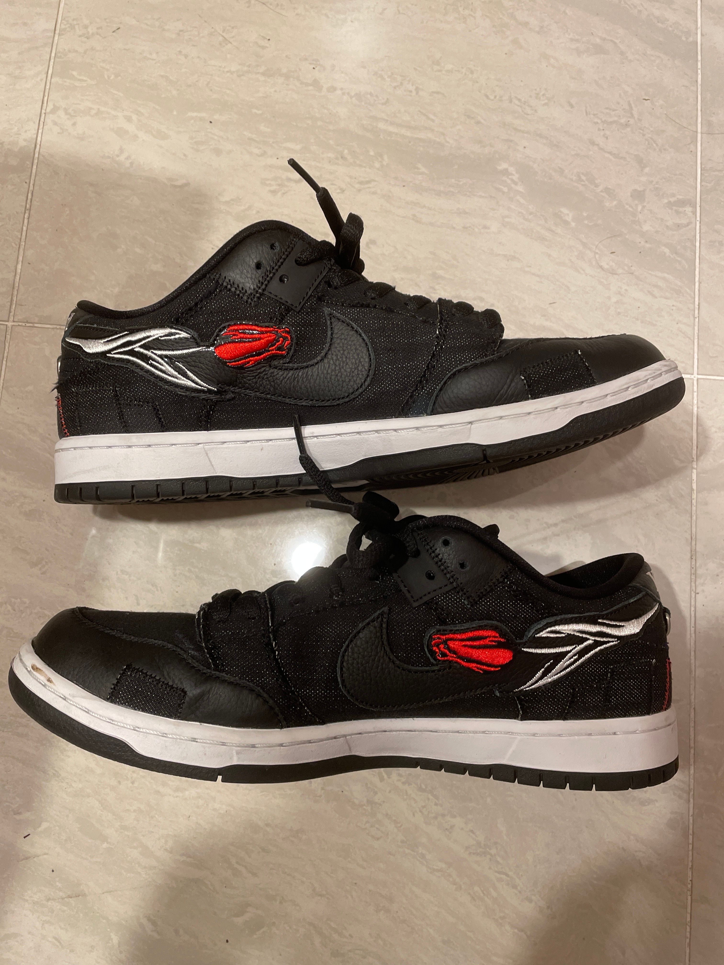 Wasted Youth × Nike SB Dunk Low "Black Denim" / VERDY