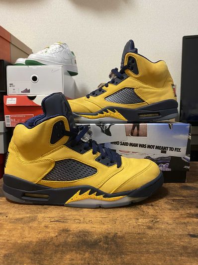 NIKE AIR JORDAN 5 "MICHIGAN"