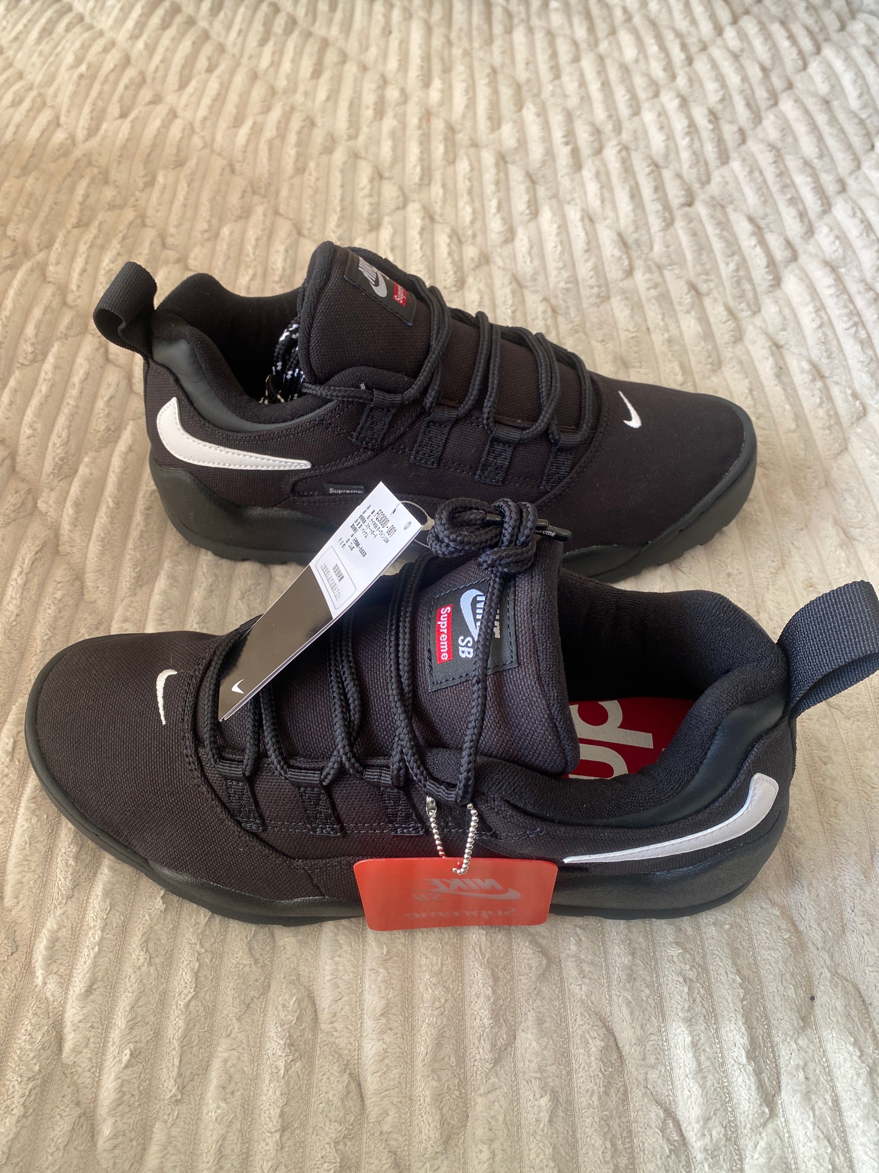 Supreme × Nike SB Darwin Low "Black"