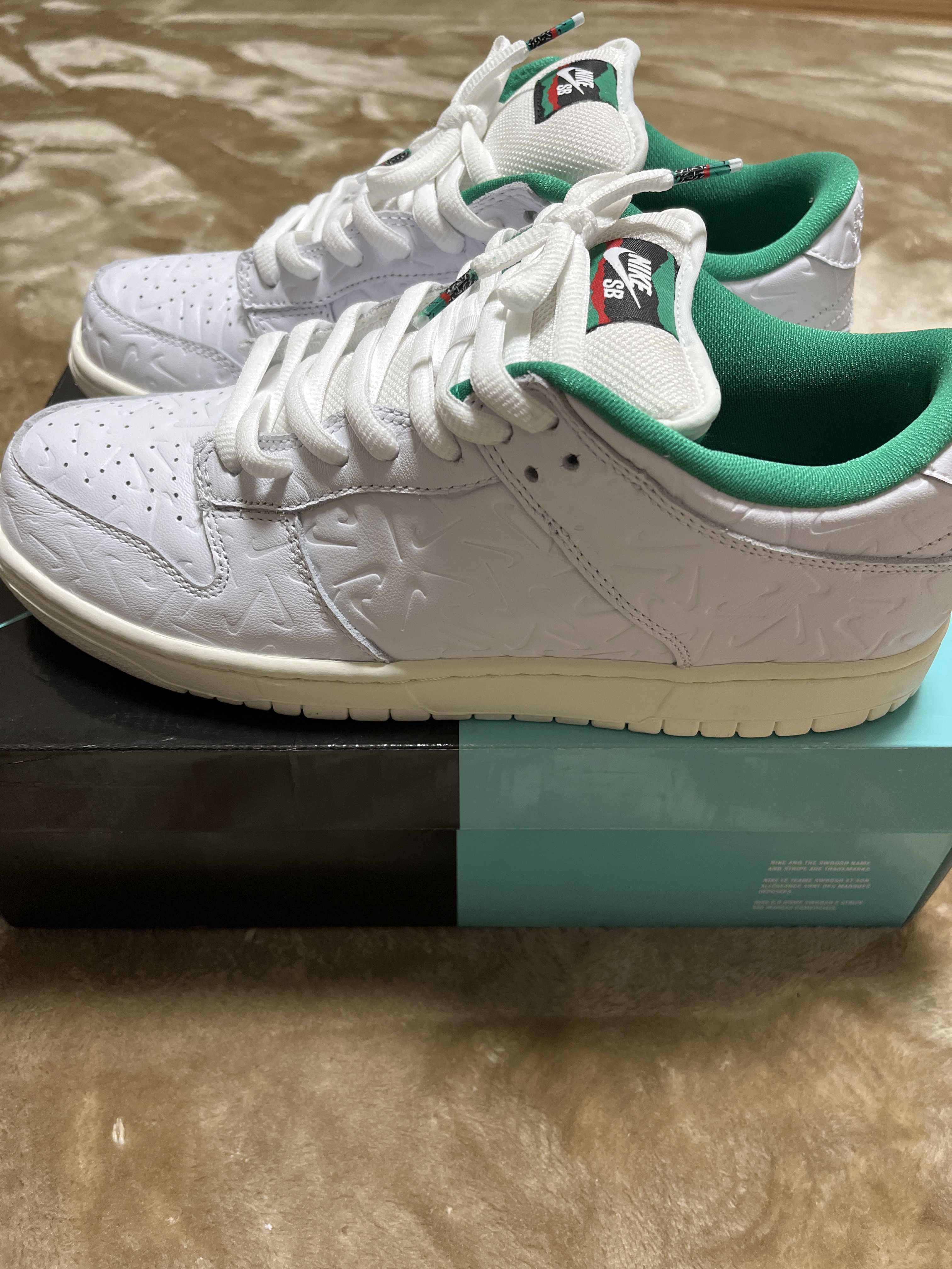 BEN-G × Nike SB Dunk Low "White/Green"