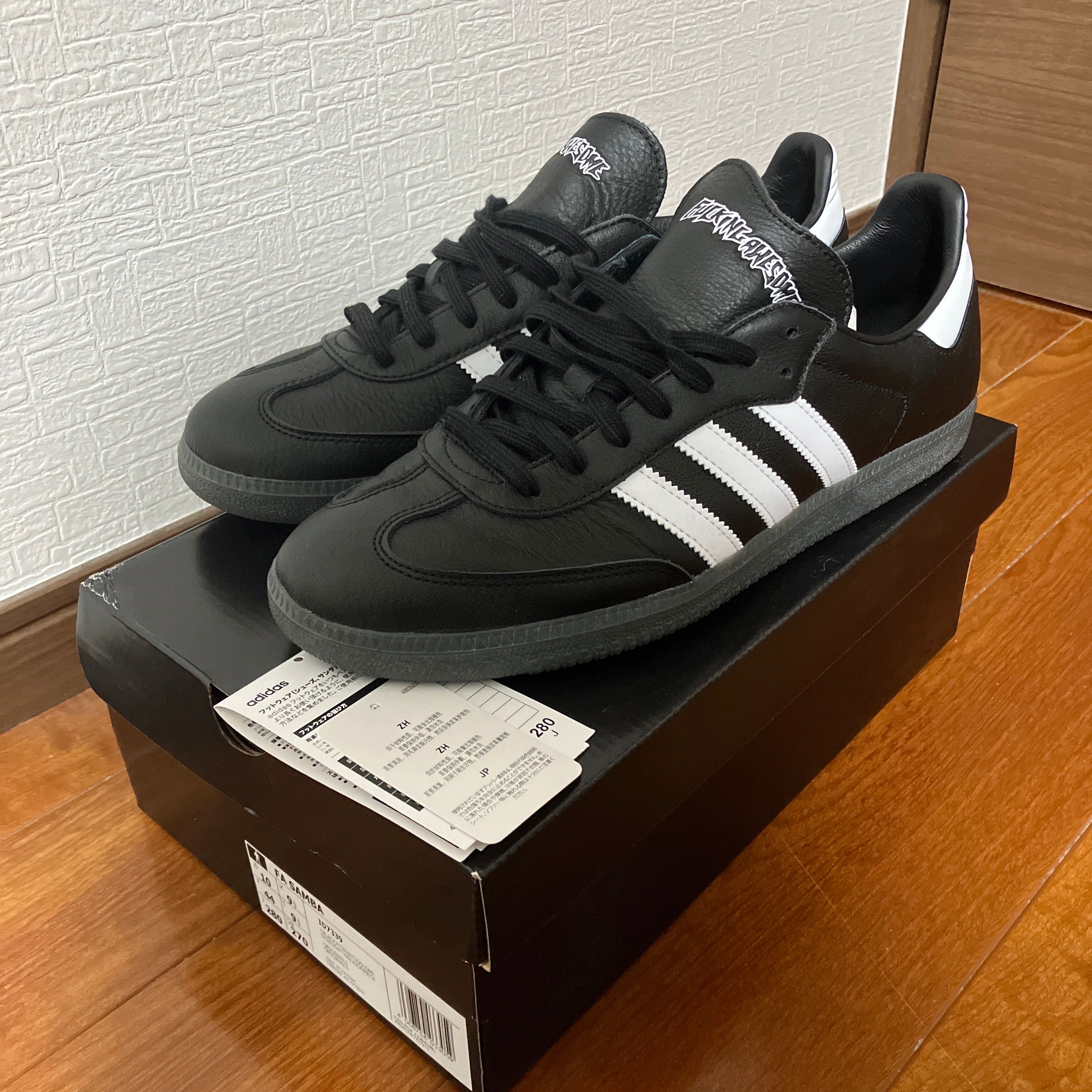 Fucking Awesome × asidas Samba "Core Black"