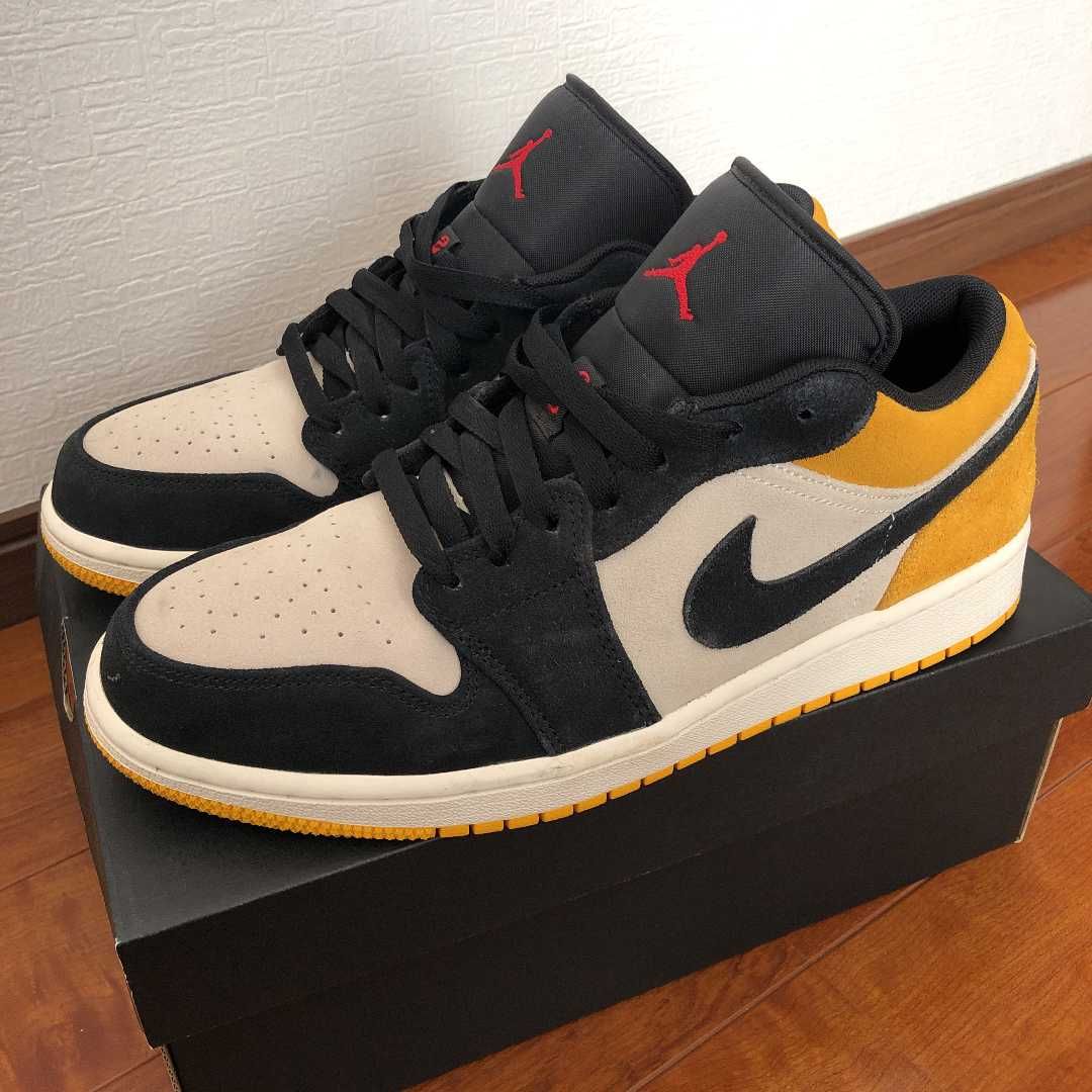 Nike Air Jordan 1 Low "Sail University Gold Black"