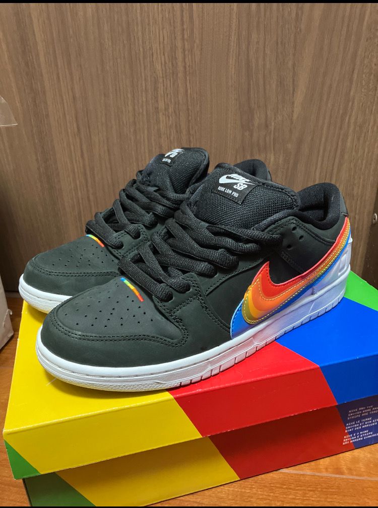 Polaroid × Nike SB Dunk Low Pro QS "Black/White"