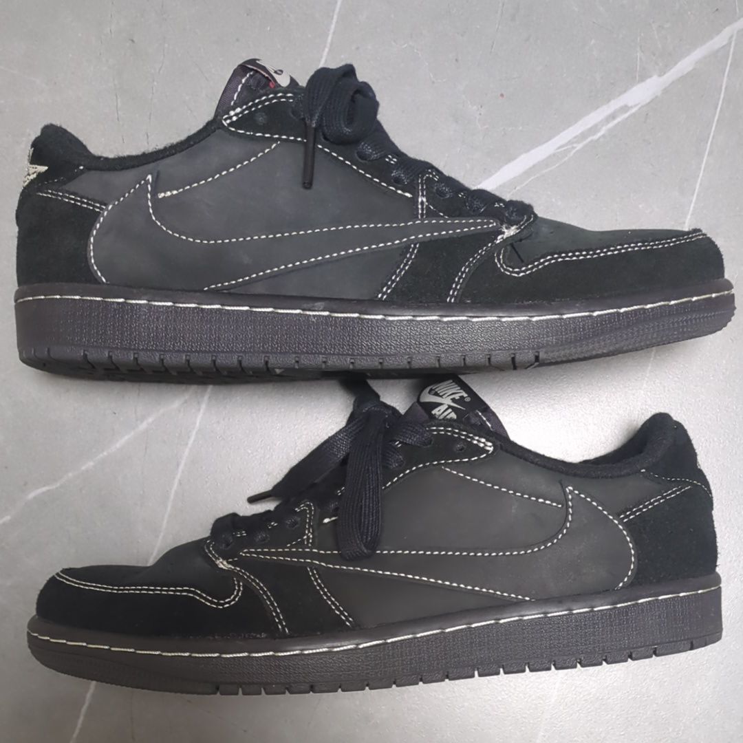 Travis Scott × Nike Air Jordan 1 Low OG SP "Black Phantom"