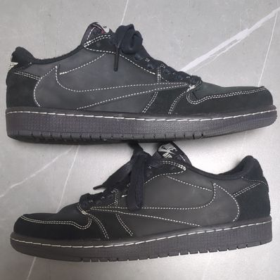 Travis Scott × Nike Air Jordan 1 Low OG SP "Black Phantom"