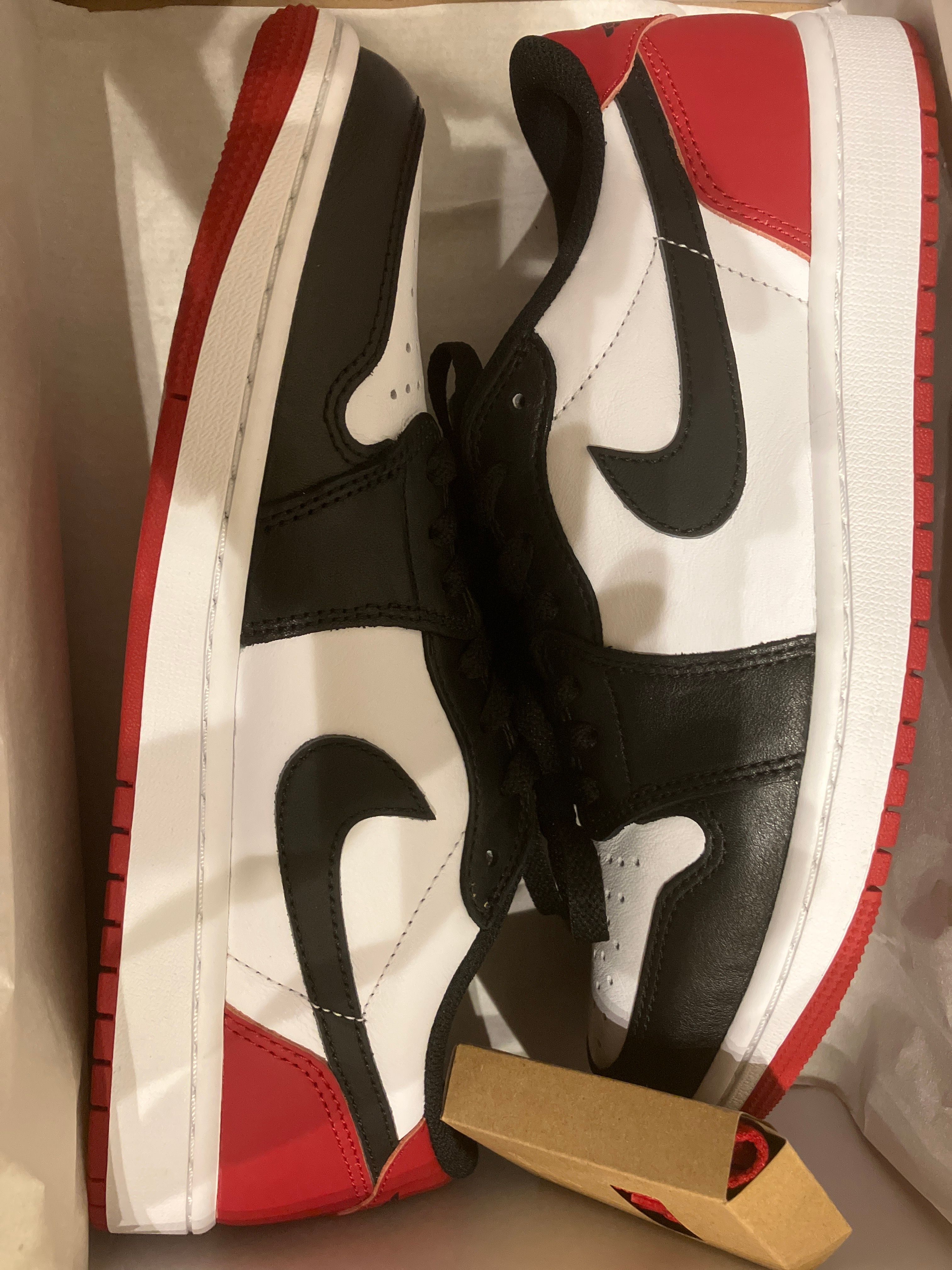 Nike Air Jordan 1 Retro Low OG "Black Toe"
