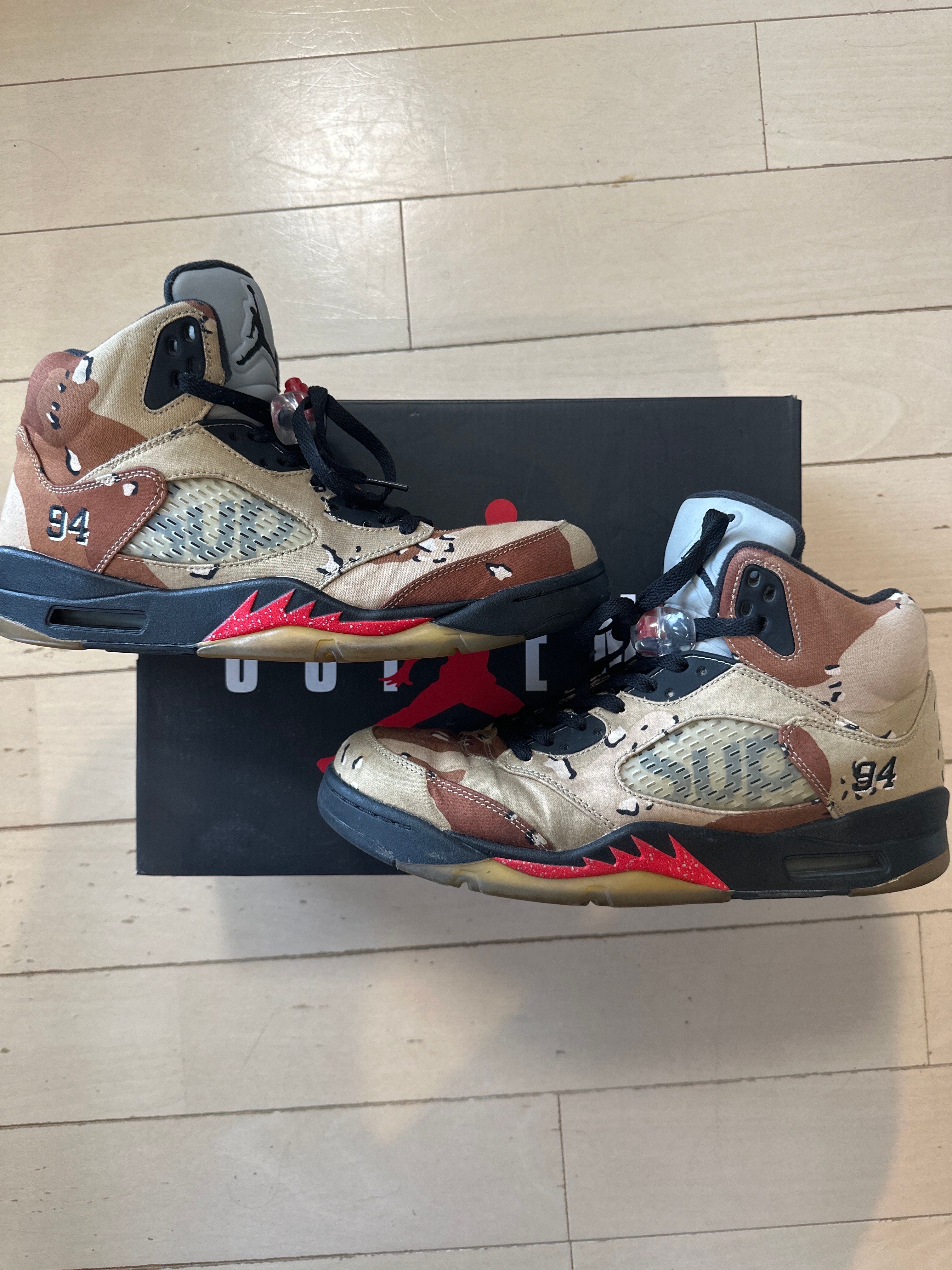 Supreme × Nike Air Jordan 5 Retro "Desert Camo"