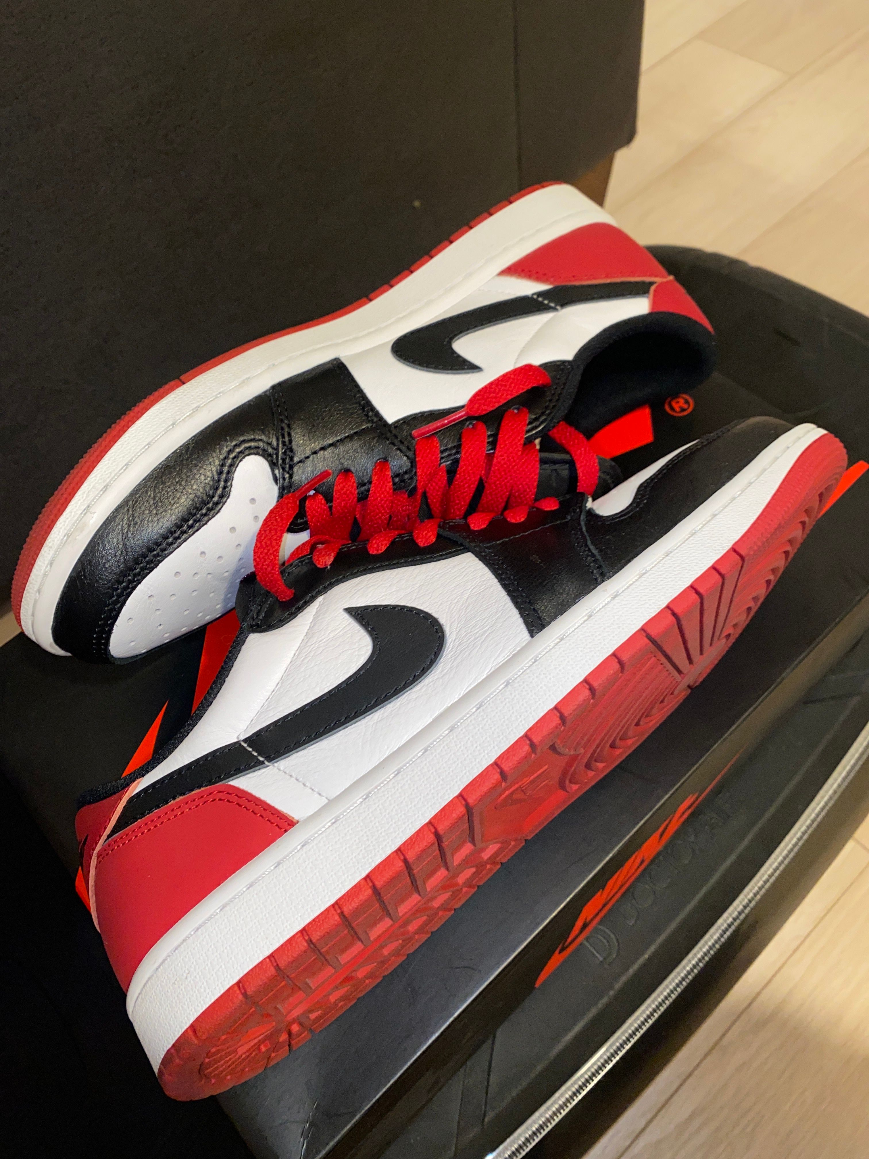 Nike Air Jordan 1 Retro Low OG "Black Toe"