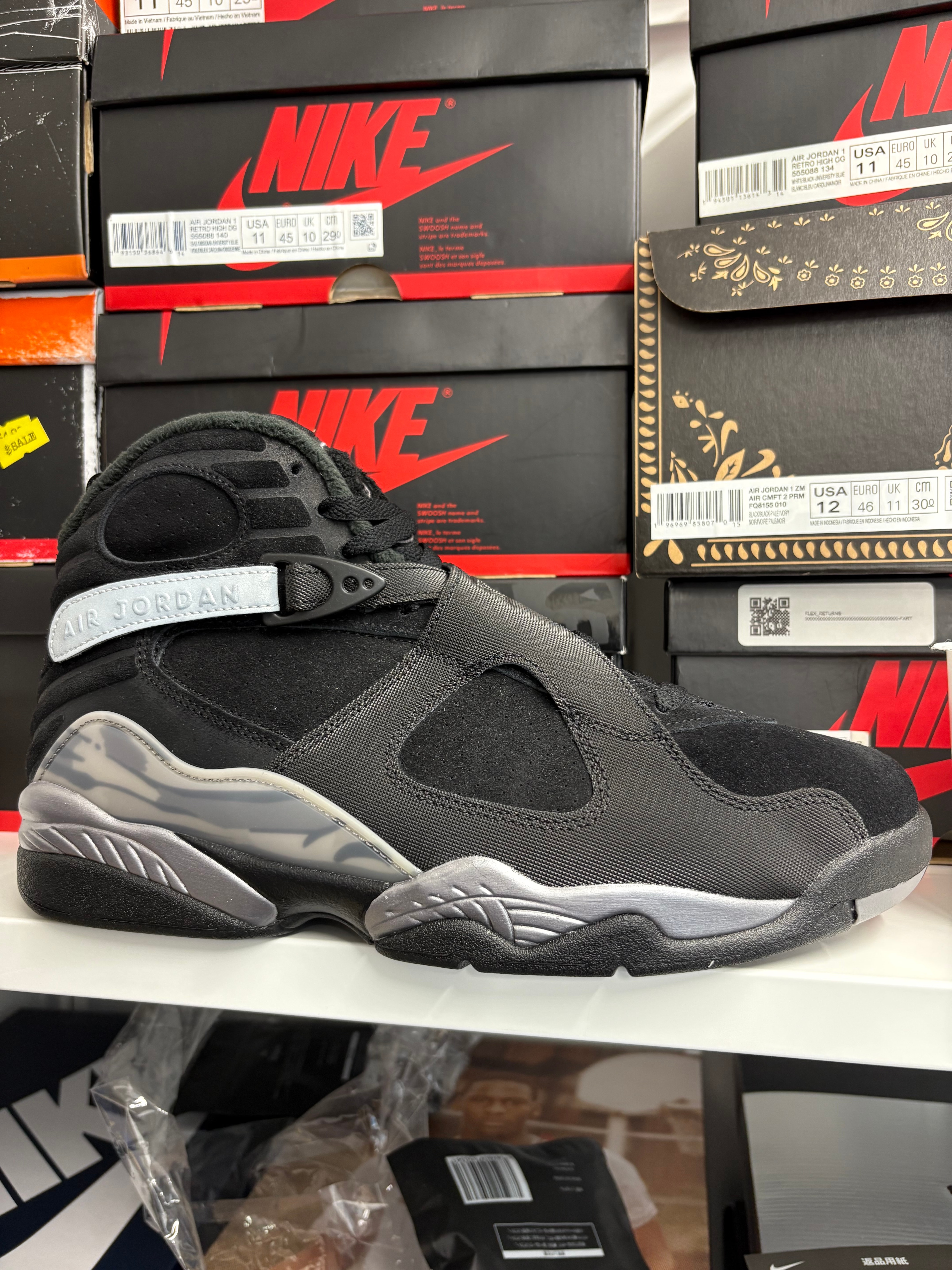 ナイキ エアジョーダン8 ウィンターライズド "ガンスモーク"