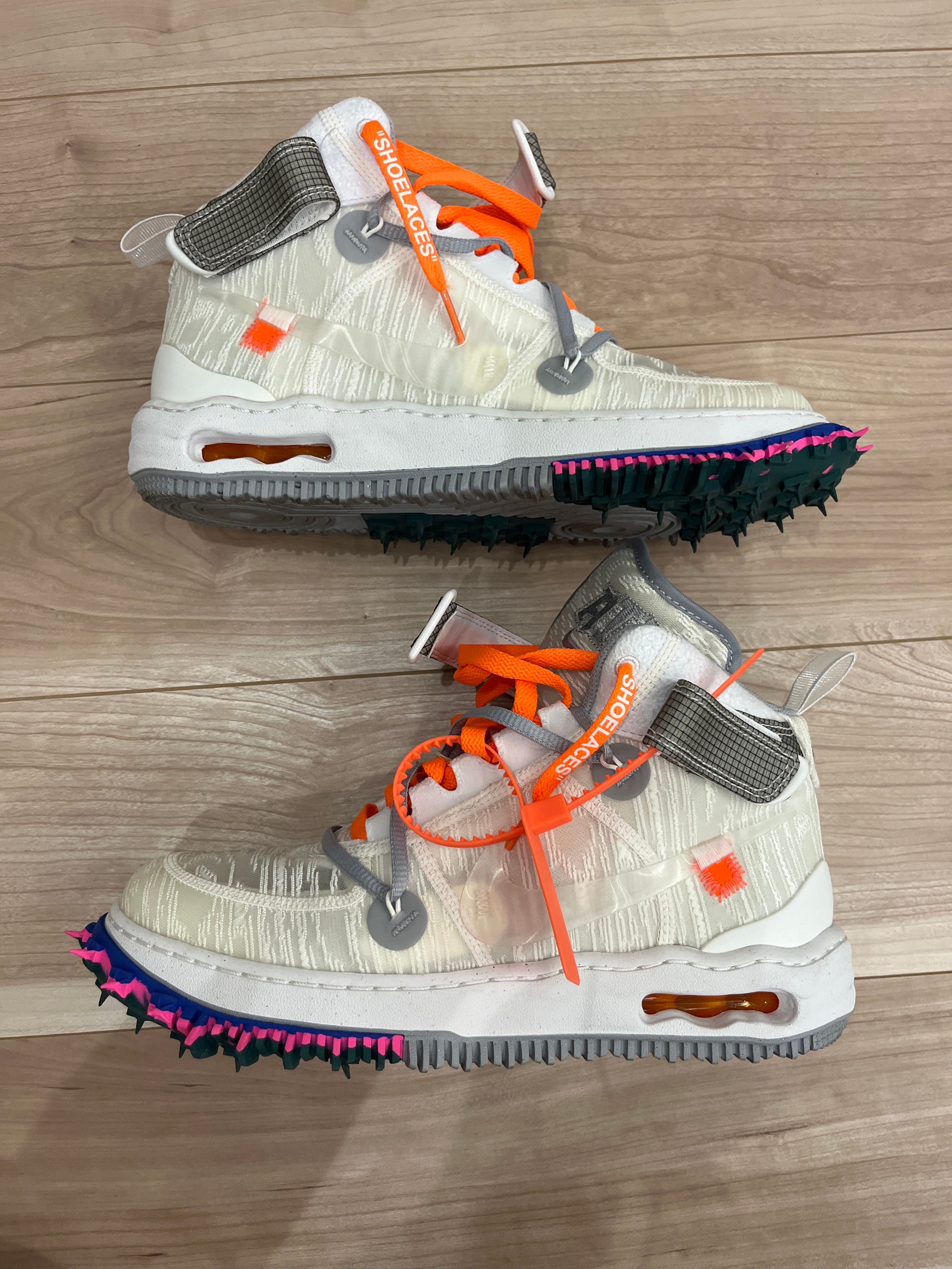 Off-White × Nike Air Force 1 Mid "White"
