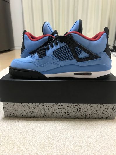 Travis Scott × Nike Air Jordan 4 Retro Cactus Jack "University Blue"