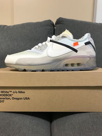 Off-White × Nike Air Max 90 "The 10/Sail"