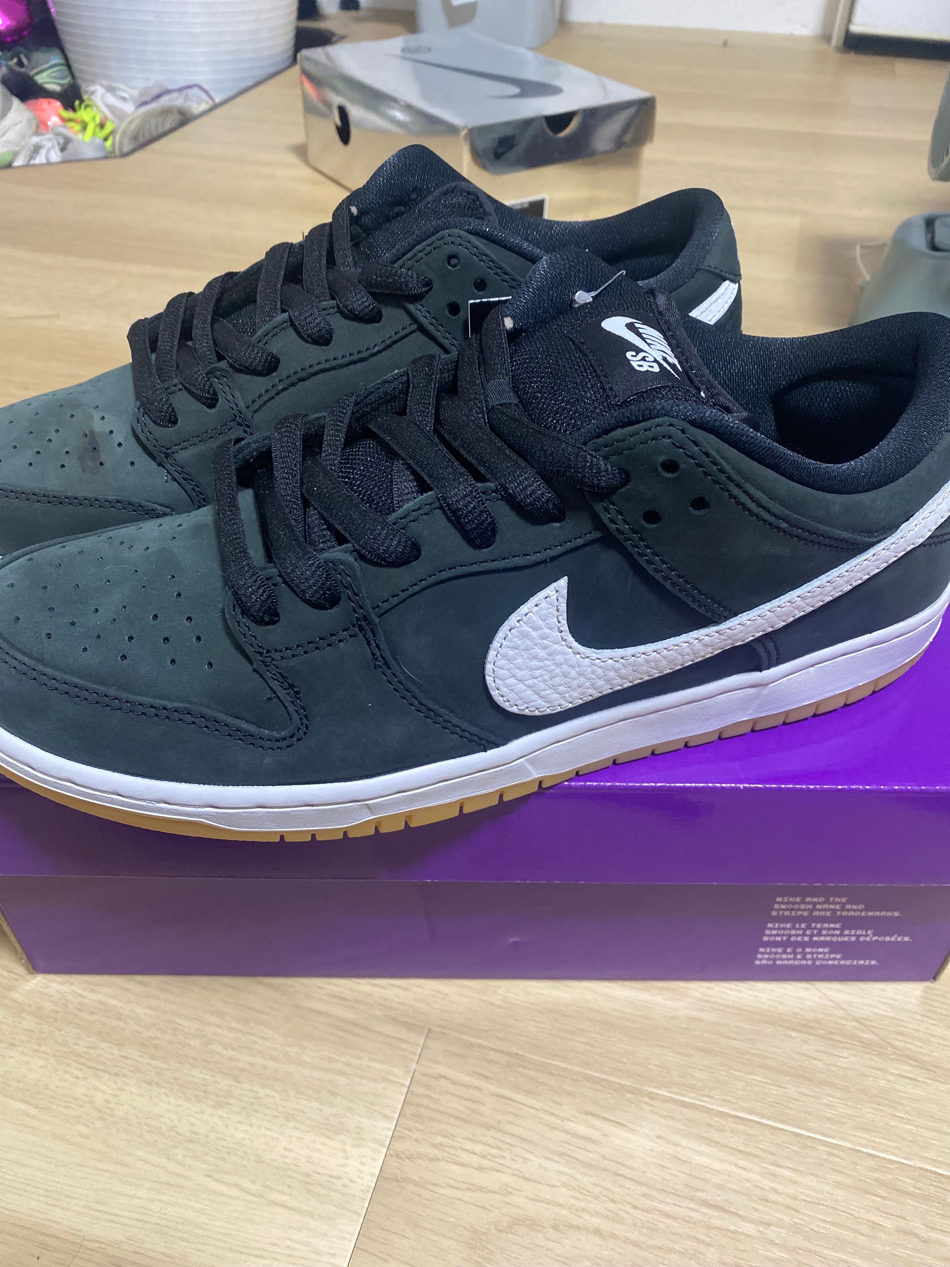 Nike SB Dunk Low Pro "Black/WhiteBlack-Gum Light Brown"