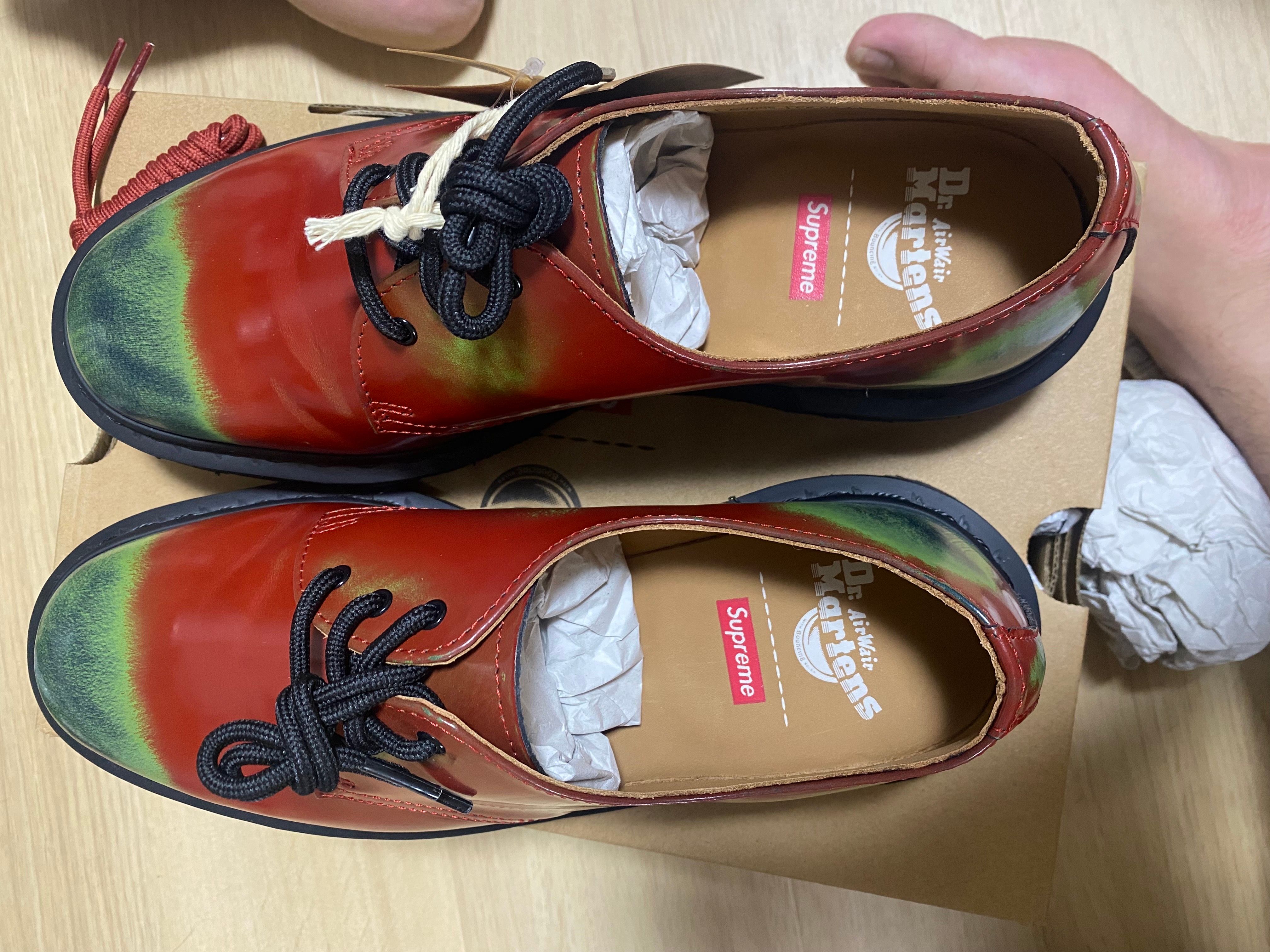 Supreme × Dr.Martens 1461 3 Eye Shoe "Red"