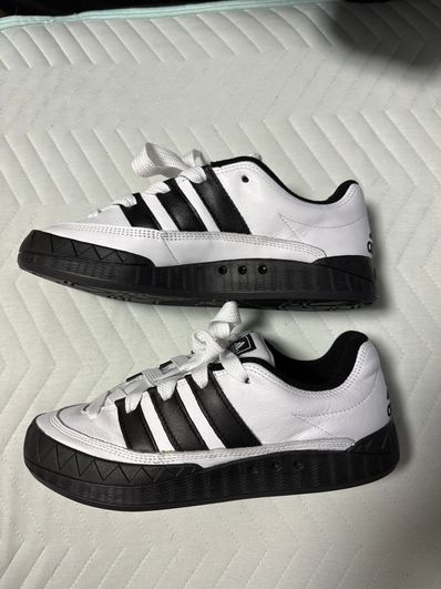 atmos × adidas Adimatic "White/Black"
