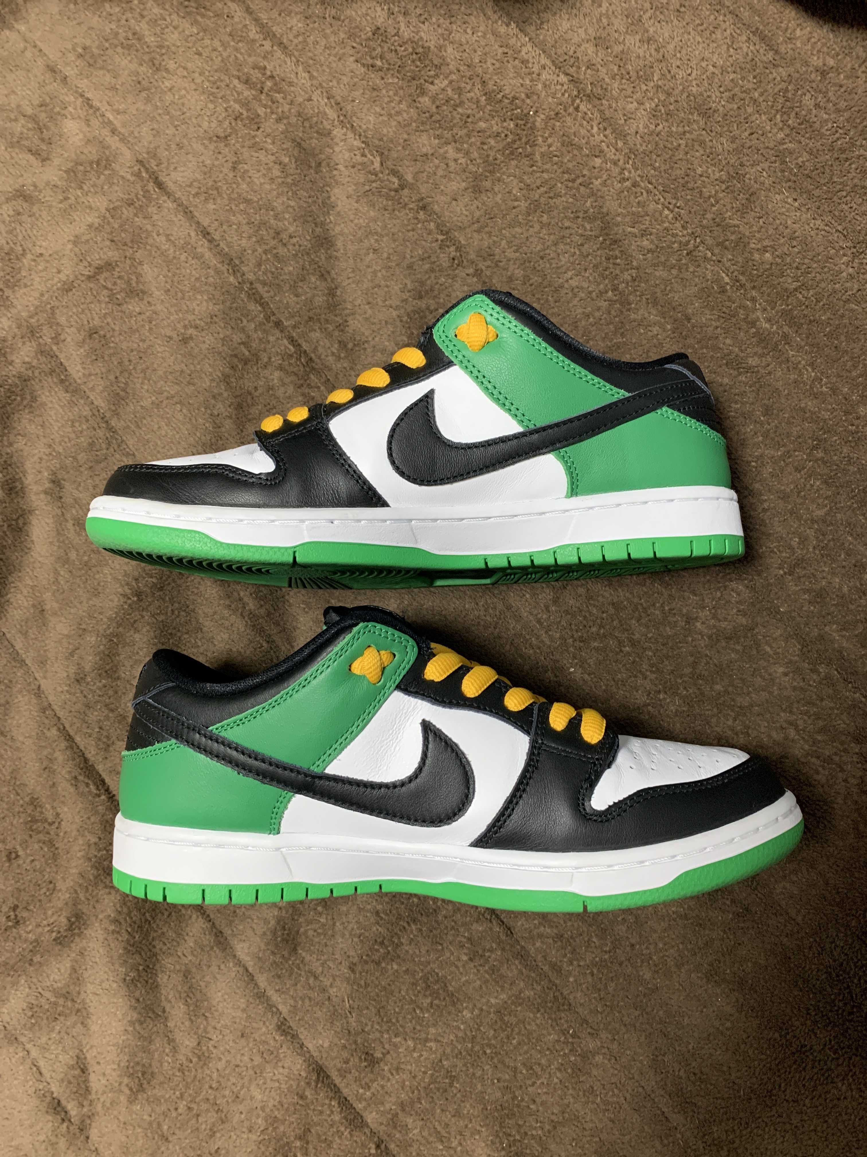 Nike SB Dunk Low Pro "Black and Classic Green"