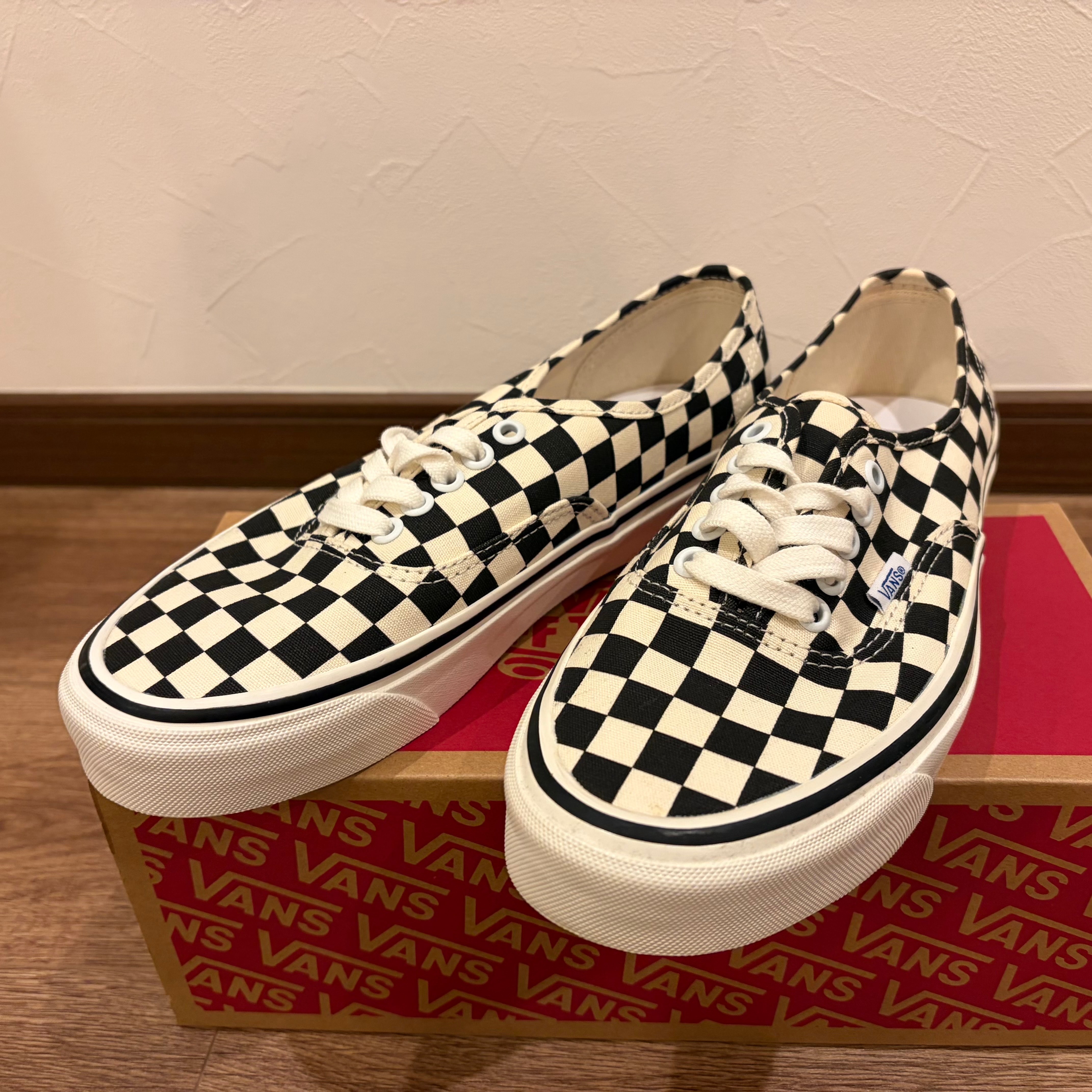 Vans Authentic 44 DX Anaheim Factory "Black/Checkerboard"