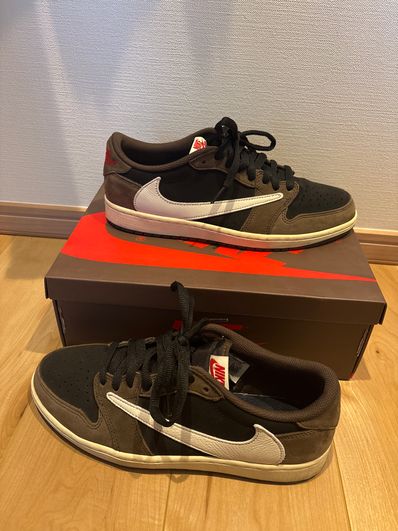 Travis Scott × Nike Air Jordan 1 Low OG SP-T "Black/Dark Mocha"