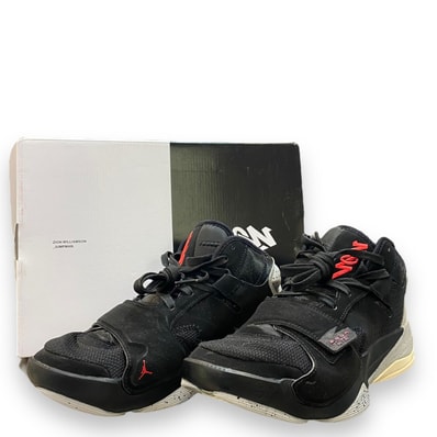 Jordan Zion 2 "Black/Black/Light Smoke Gray/Siren Red"