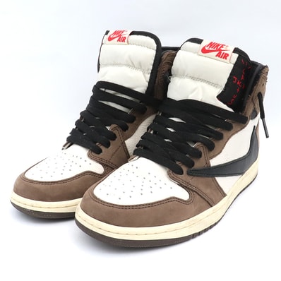 Travis Scott × Nike Air Jordan 1 Retro High OG TS SP "Sail/Dark Mocha"
