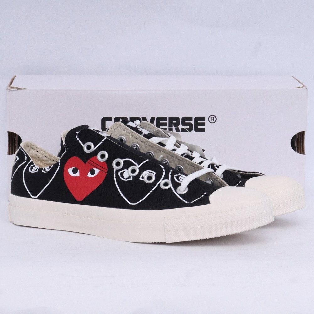 PLAY COMME des GARCONS × Converse Chuck Taylor Low "Black"