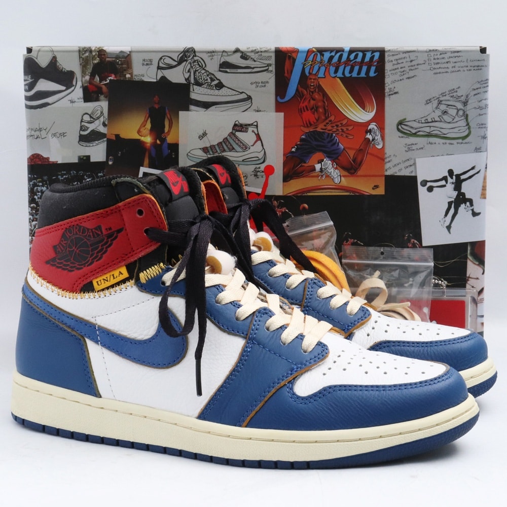 Union × Nike Air Jordan 1 Retro High OG NRG "Storm Blue/Varsity Red"