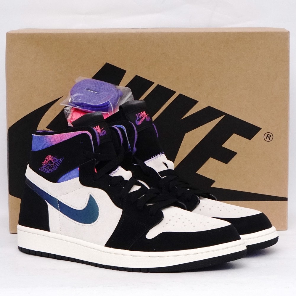 Paris Saint-Germain (PSG) × Nike Air Jordan 1 High Zoom Air CMFT "White/Black"